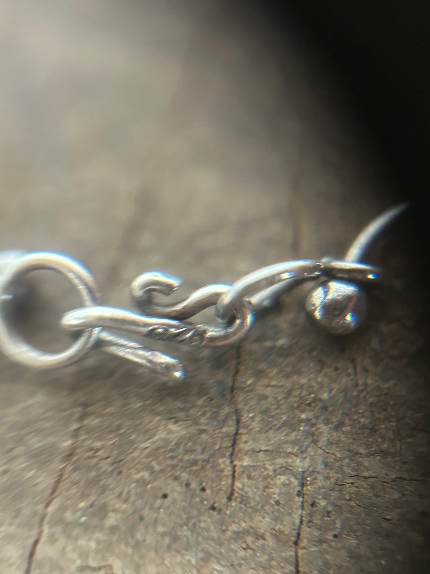 Vintage Silver 925 Floral Choker Necklace