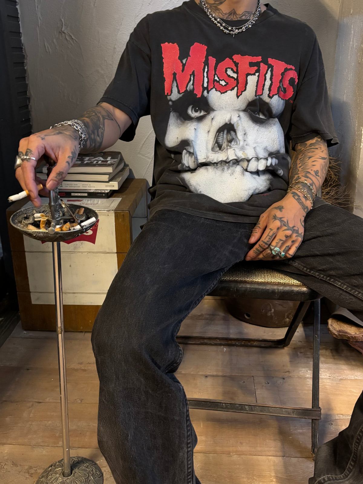 Vintage 90’s Misfits 20years of terror faded Tee