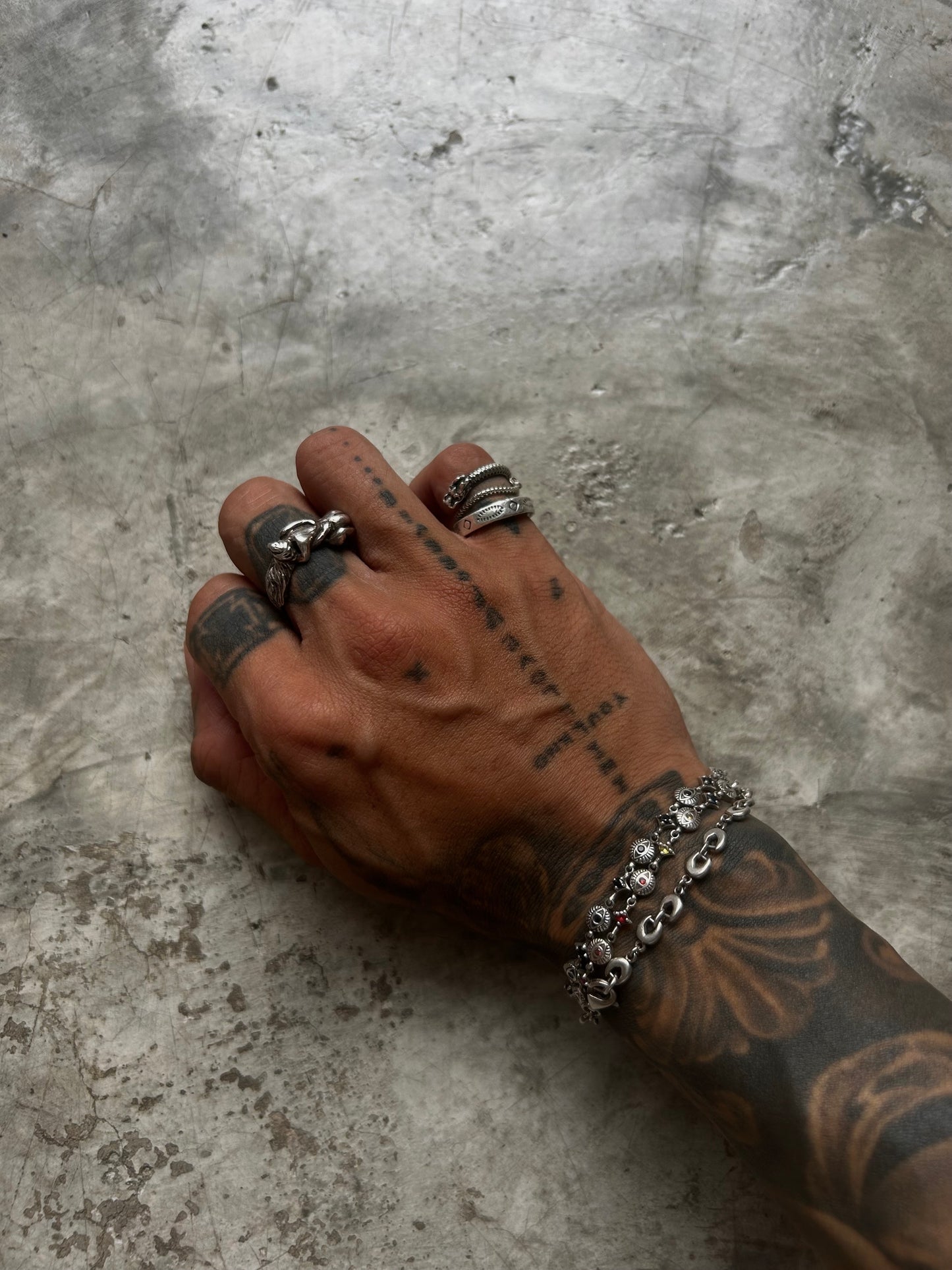 Vintage Silver 925 Erotic Ring