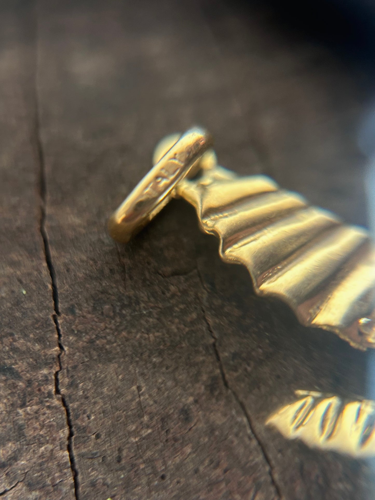 Vintage Gold 14k Sailing Ship Charm