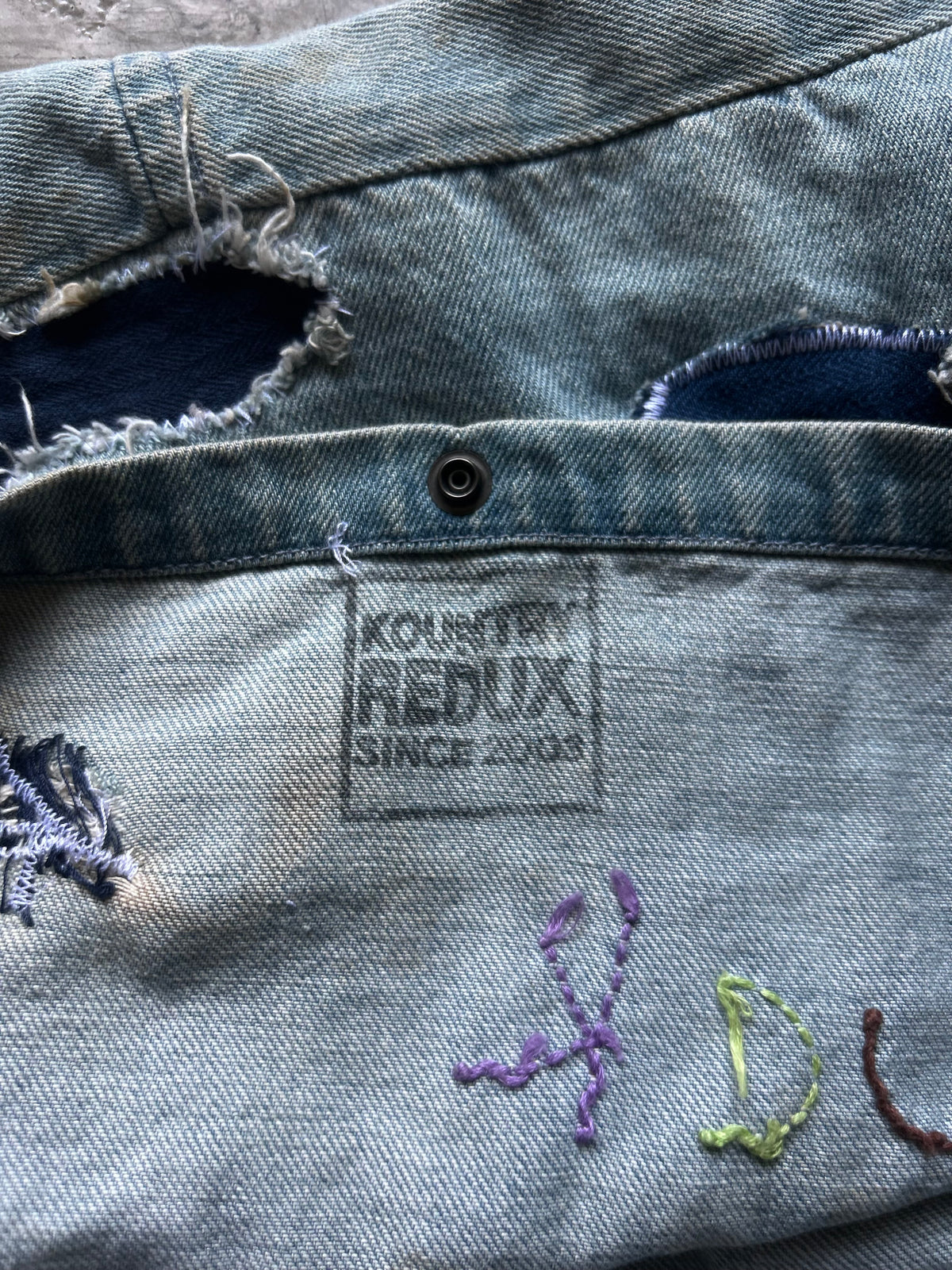 Kapital Kountry ET denim Shoulder Bag