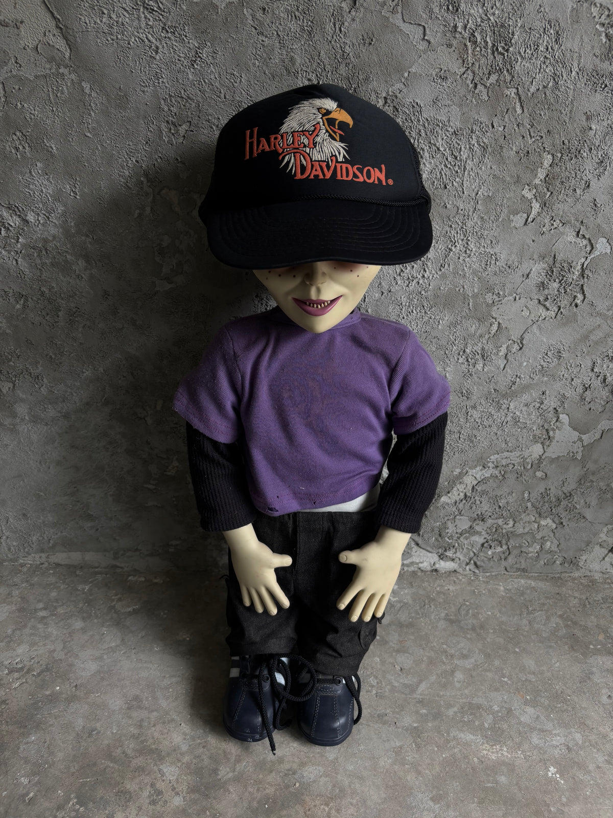 Vintage 1980’s Harley Davidson Eagle Trucker Hat