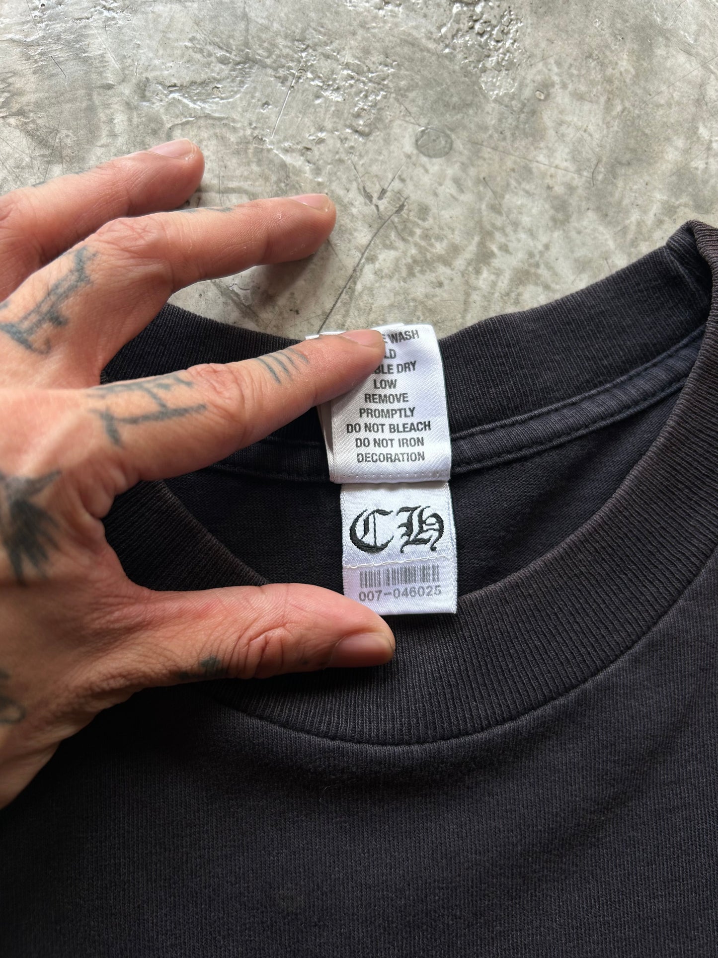 Chrome Hearts cross pocket tee