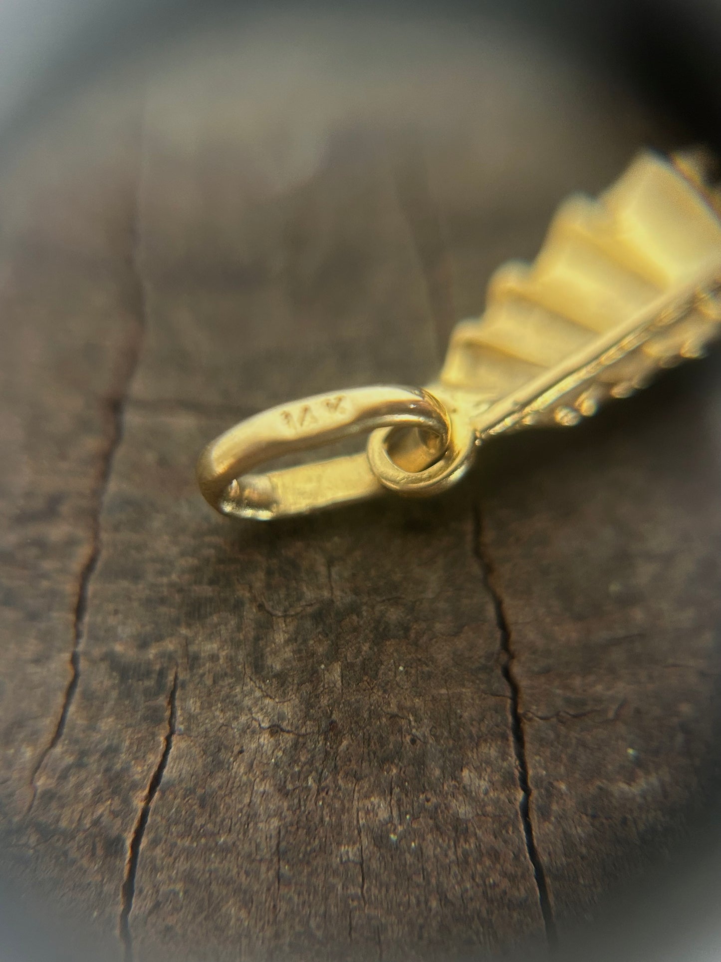 Vintage Gold 14k Sailing Ship Charm