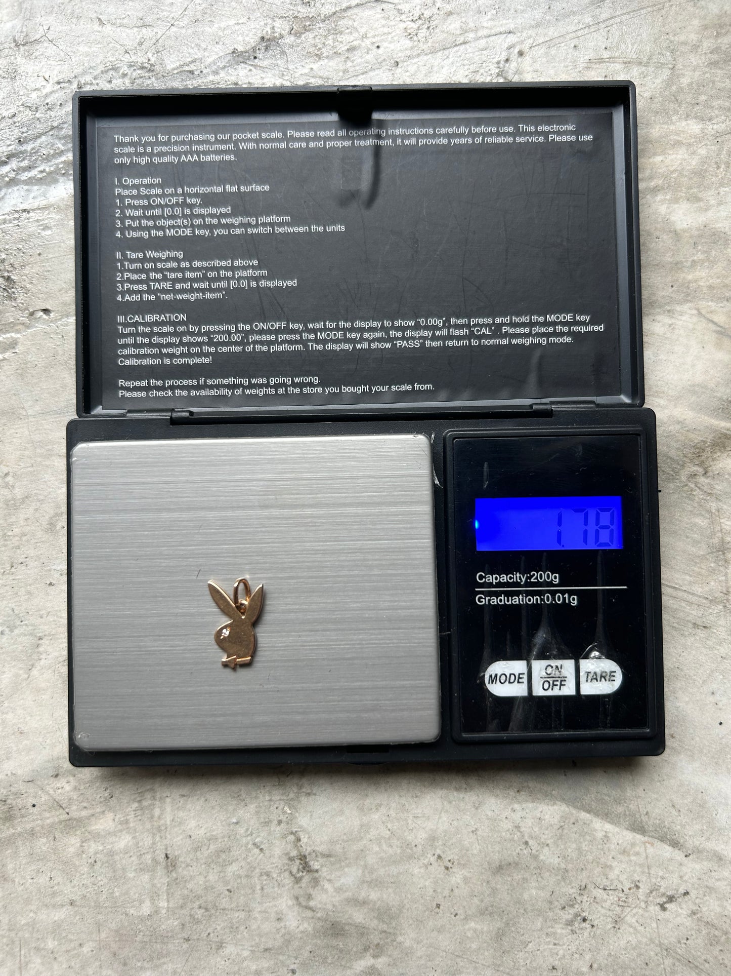 Vintage Gold 14K Playboy Charm