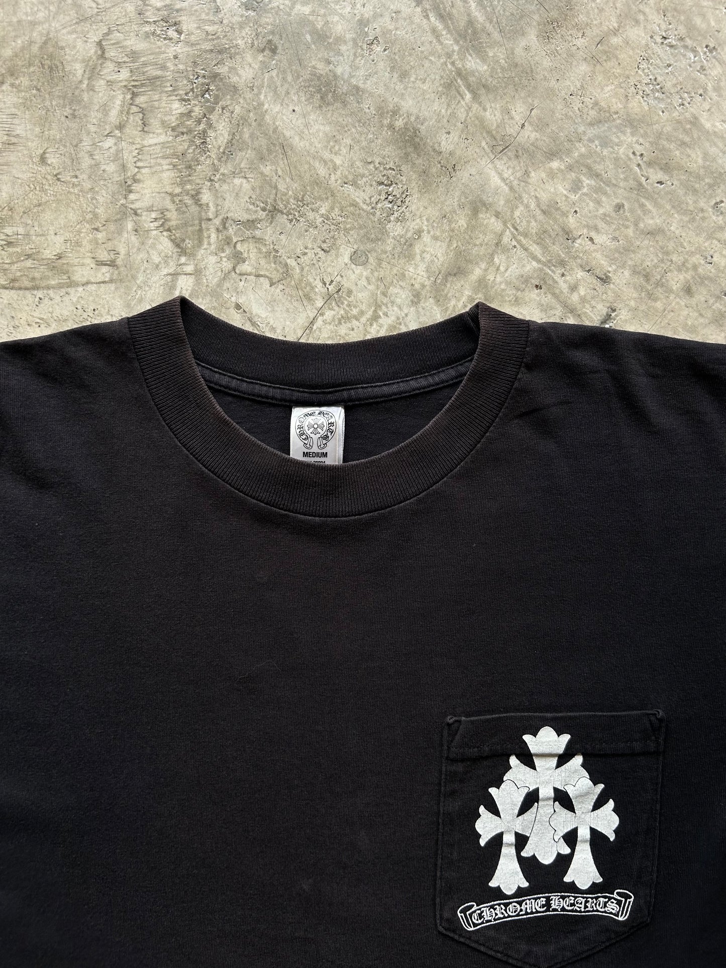 Chrome Hearts cross pocket tee