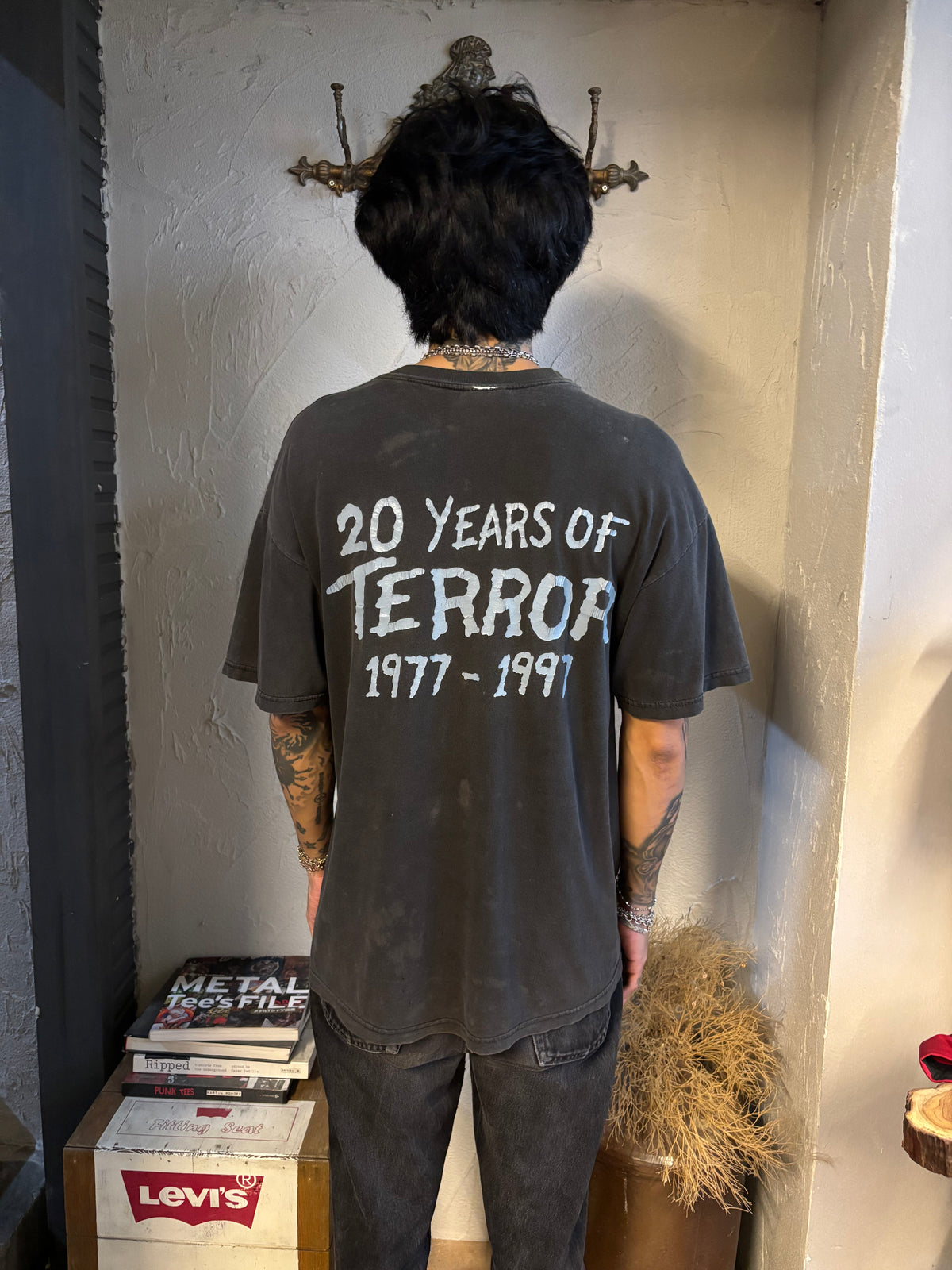 Vintage 90’s Misfits 20years of terror faded Tee
