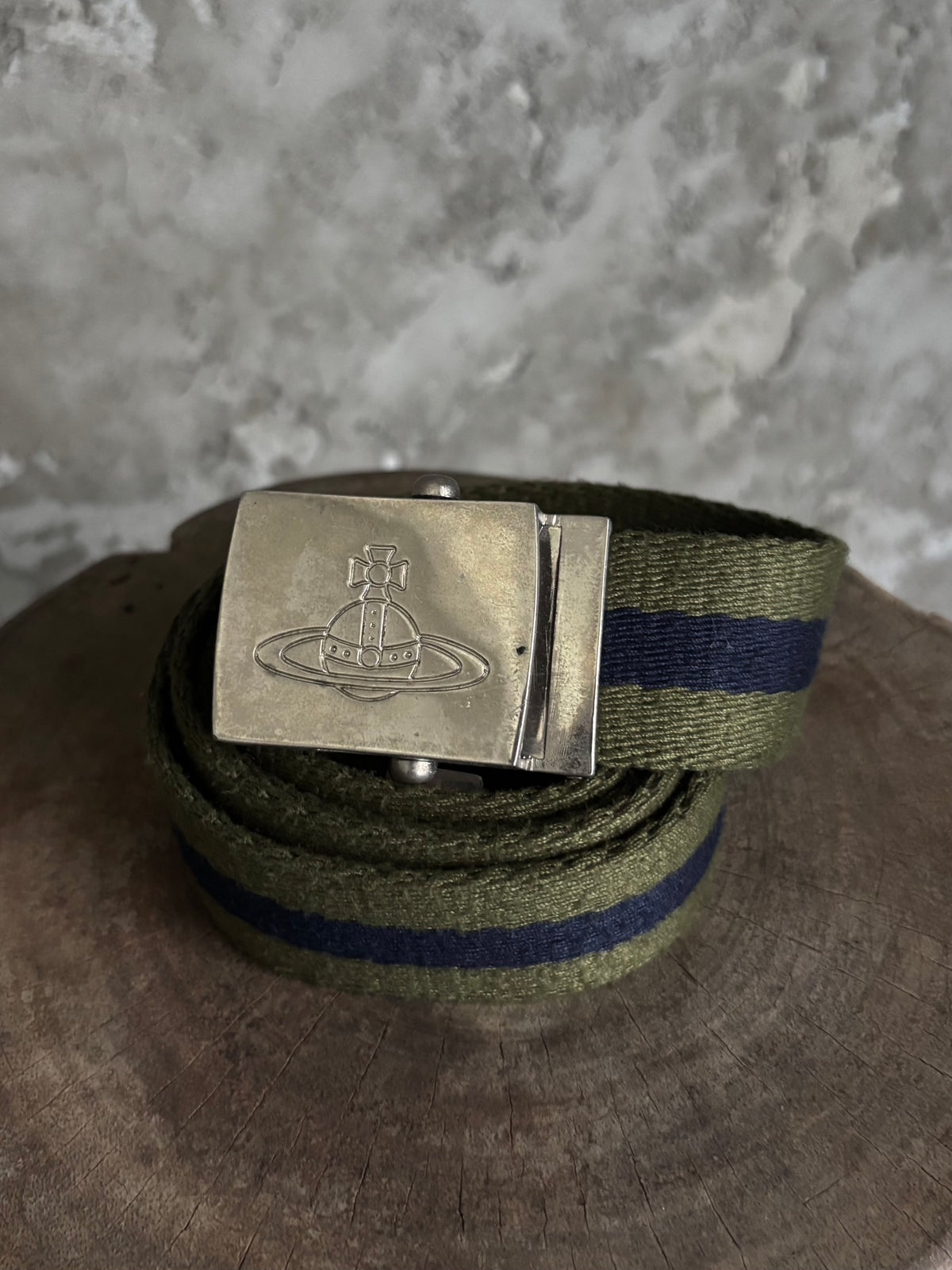 Vivienne Westwood Stripe buckle belt