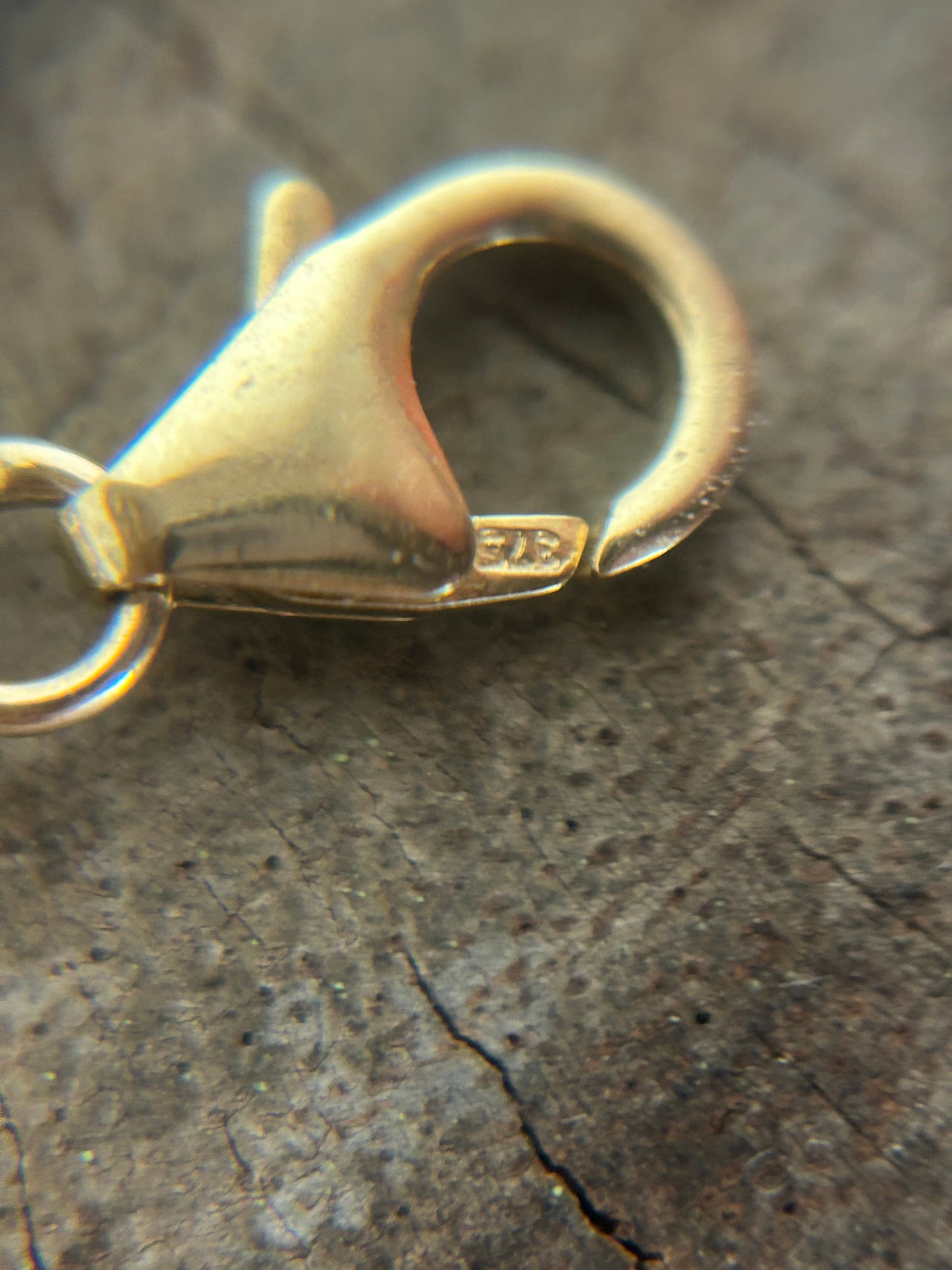 Vintage Gold 9K italy Chain Rope BRACELET