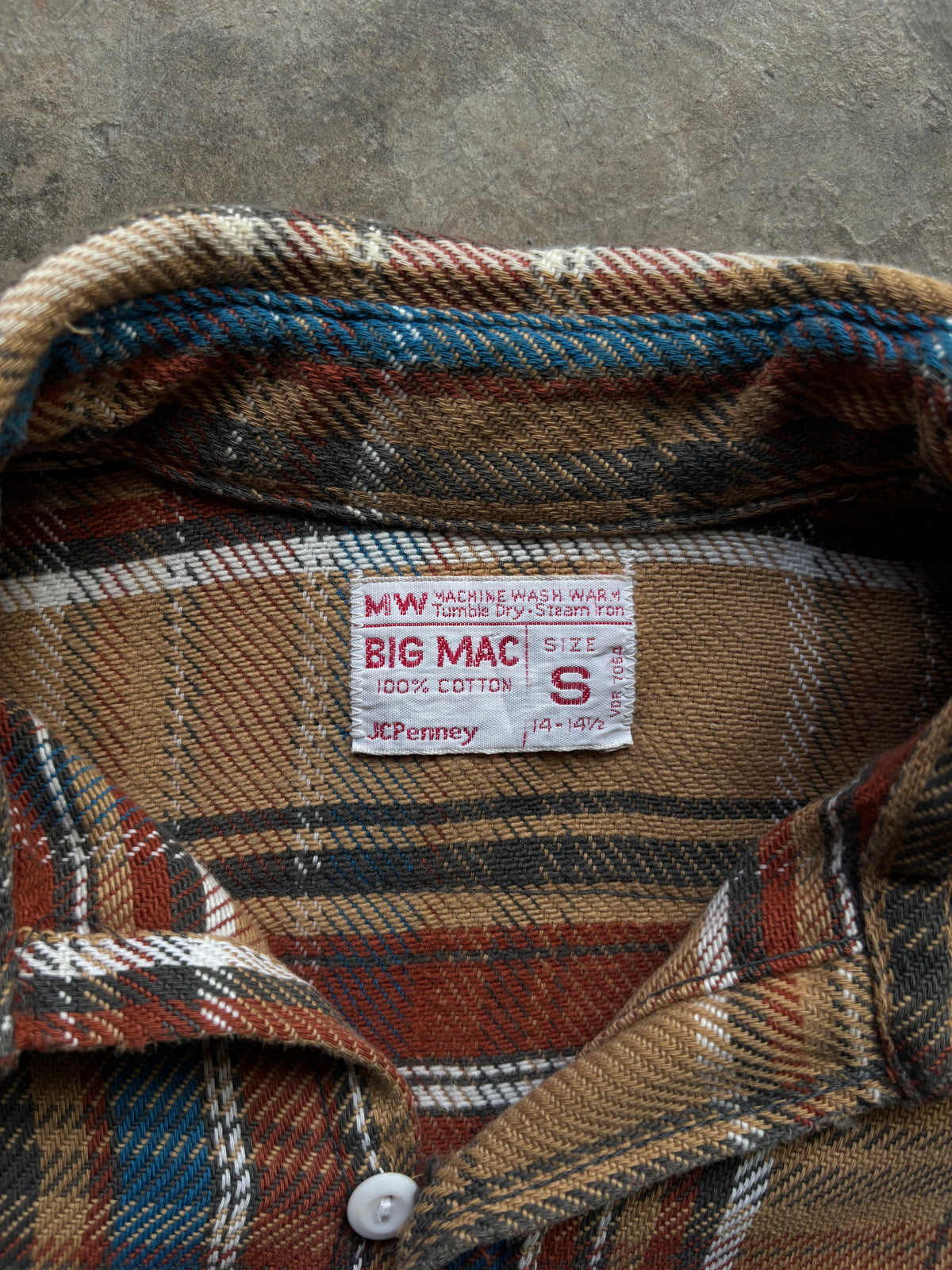 Vintage 1970’s BIG MAC Flannel Shirt