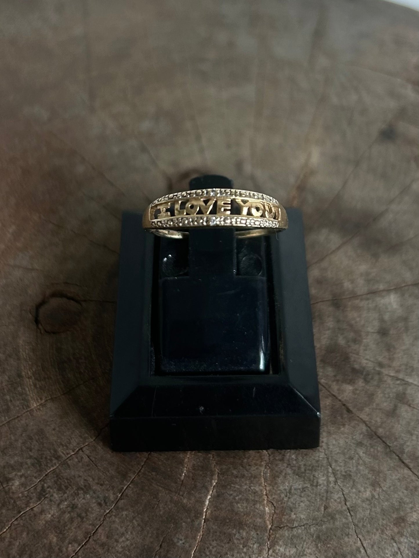 Vintage Gold 9K iloveyou Ring