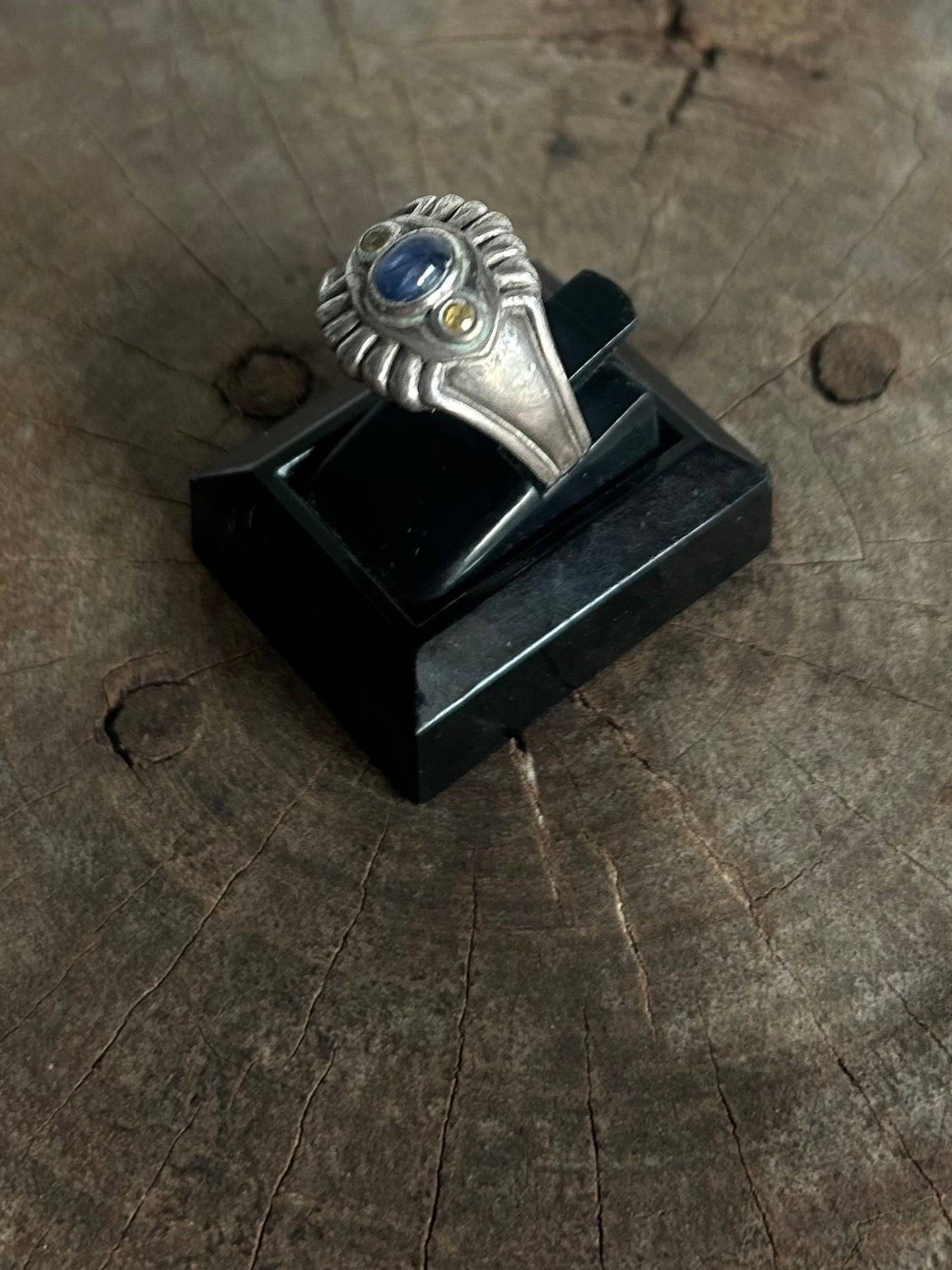 Vintage Silver 925 Banzac Gemstone Ring