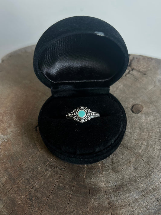 Vintage silver 925 Southwest Turquoise Ring