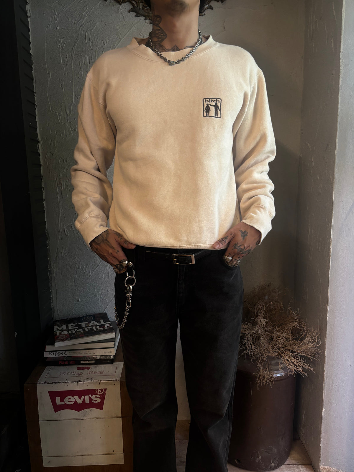 Vintage 90’s Bitch Skateboards Sweater