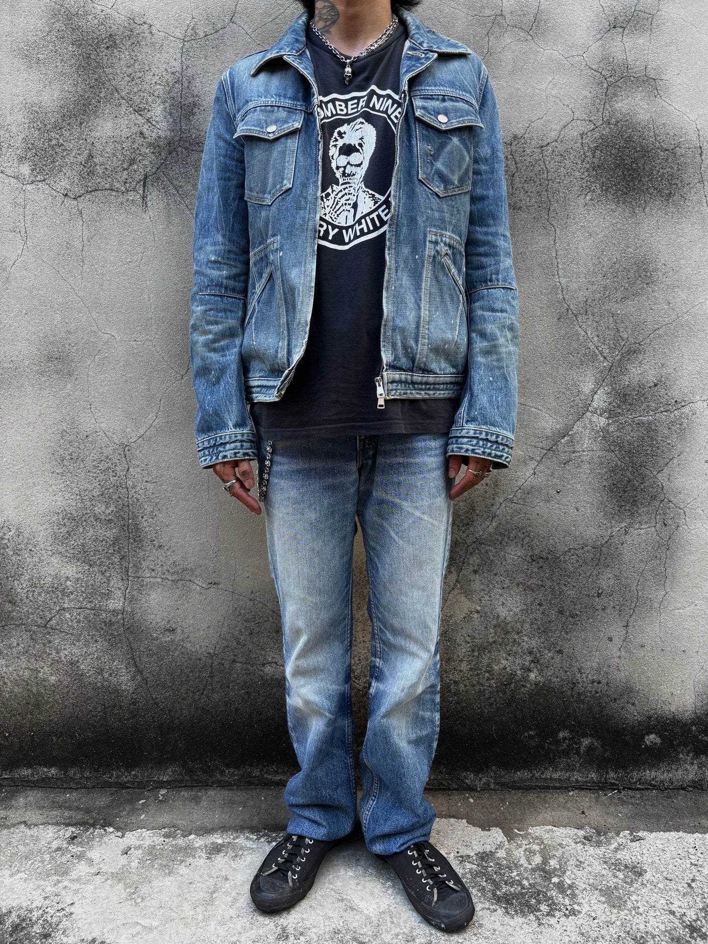 Number (N)ine archived zippo Denim Jacket