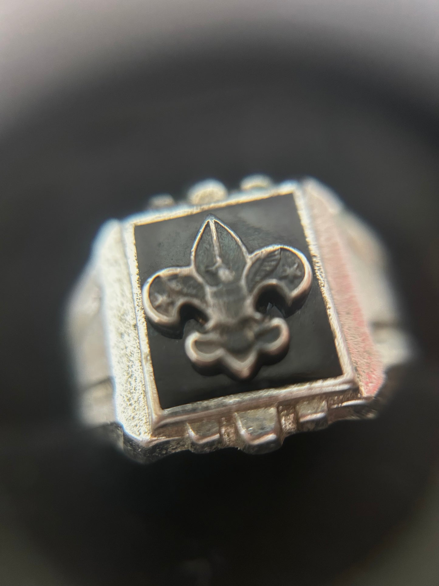 Vintage Sterling Silver 925 Fleur-de-Lis Ring