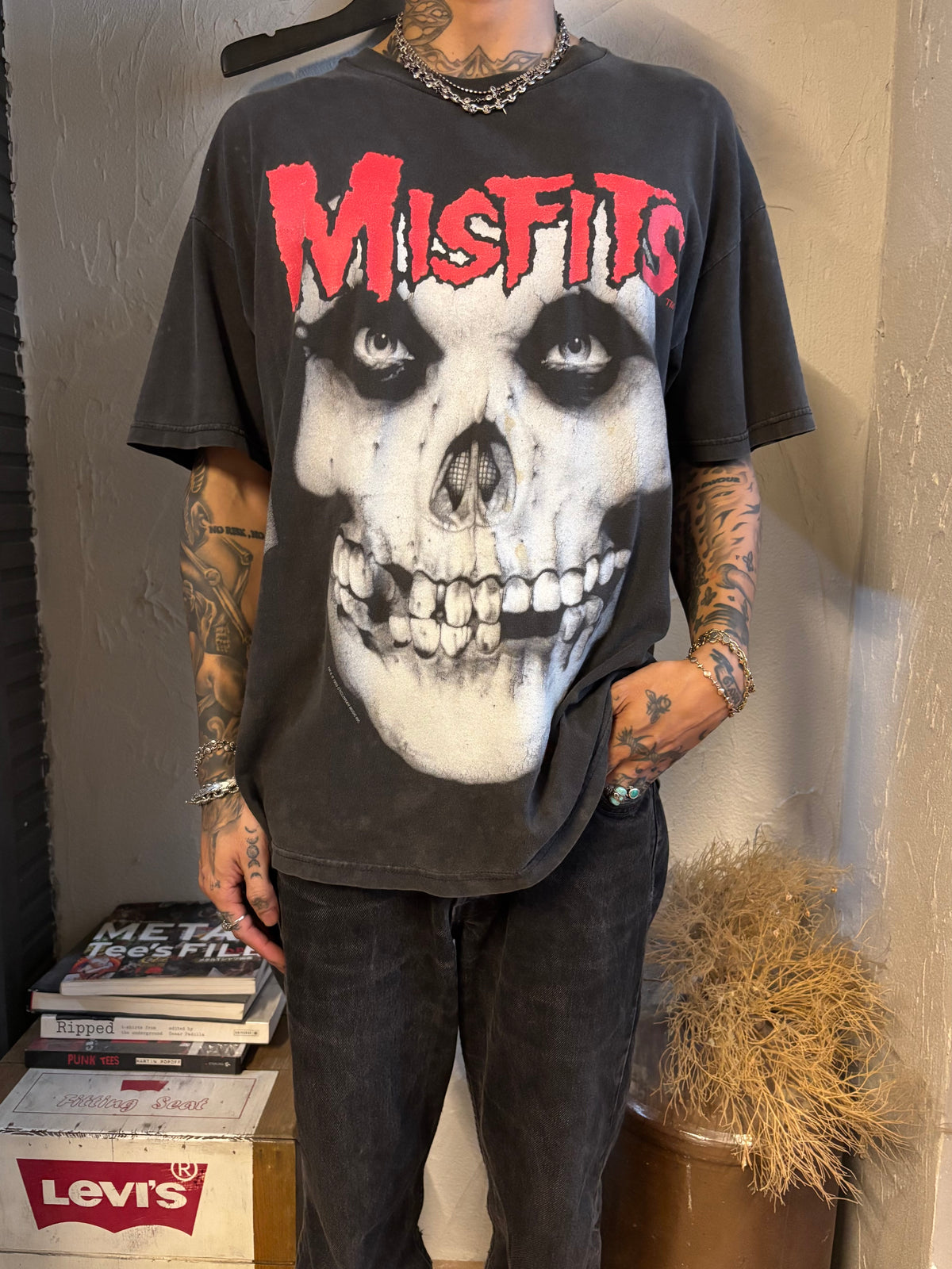 Vintage 90’s Misfits 20years of terror faded Tee