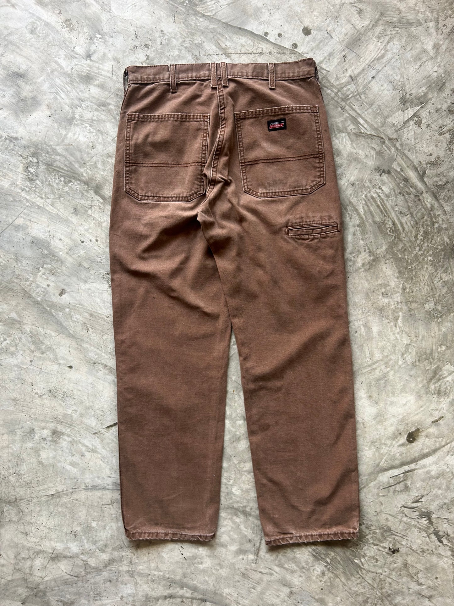 Vintage dickies brown faded canvas work pant