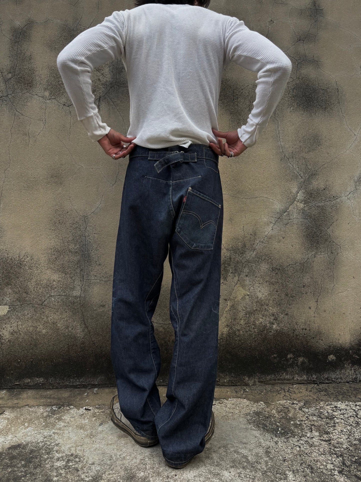 Vintage Levis Engineered Buckle Belt Jeans