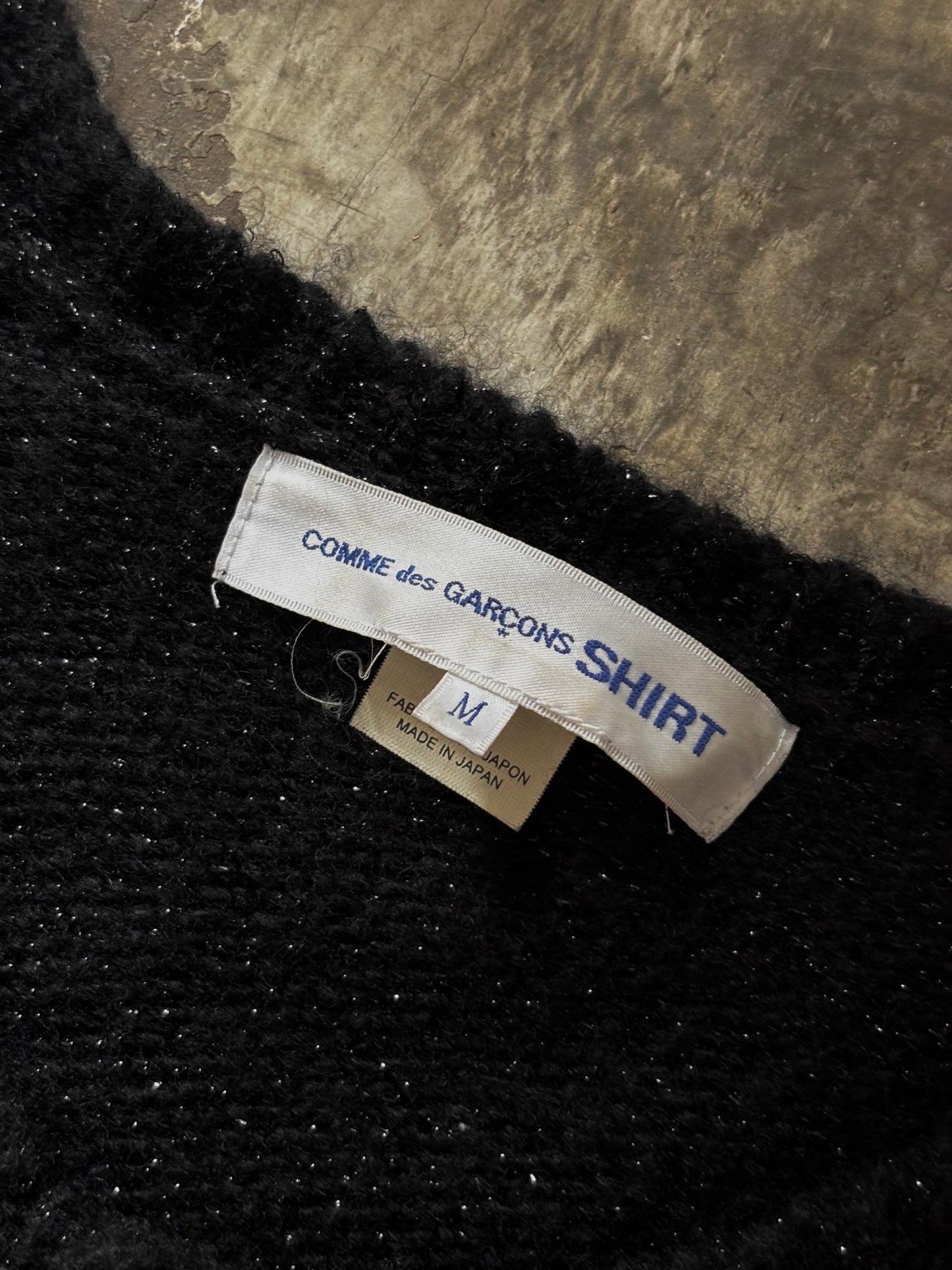 Come Des Garçons Glitter Cardigan