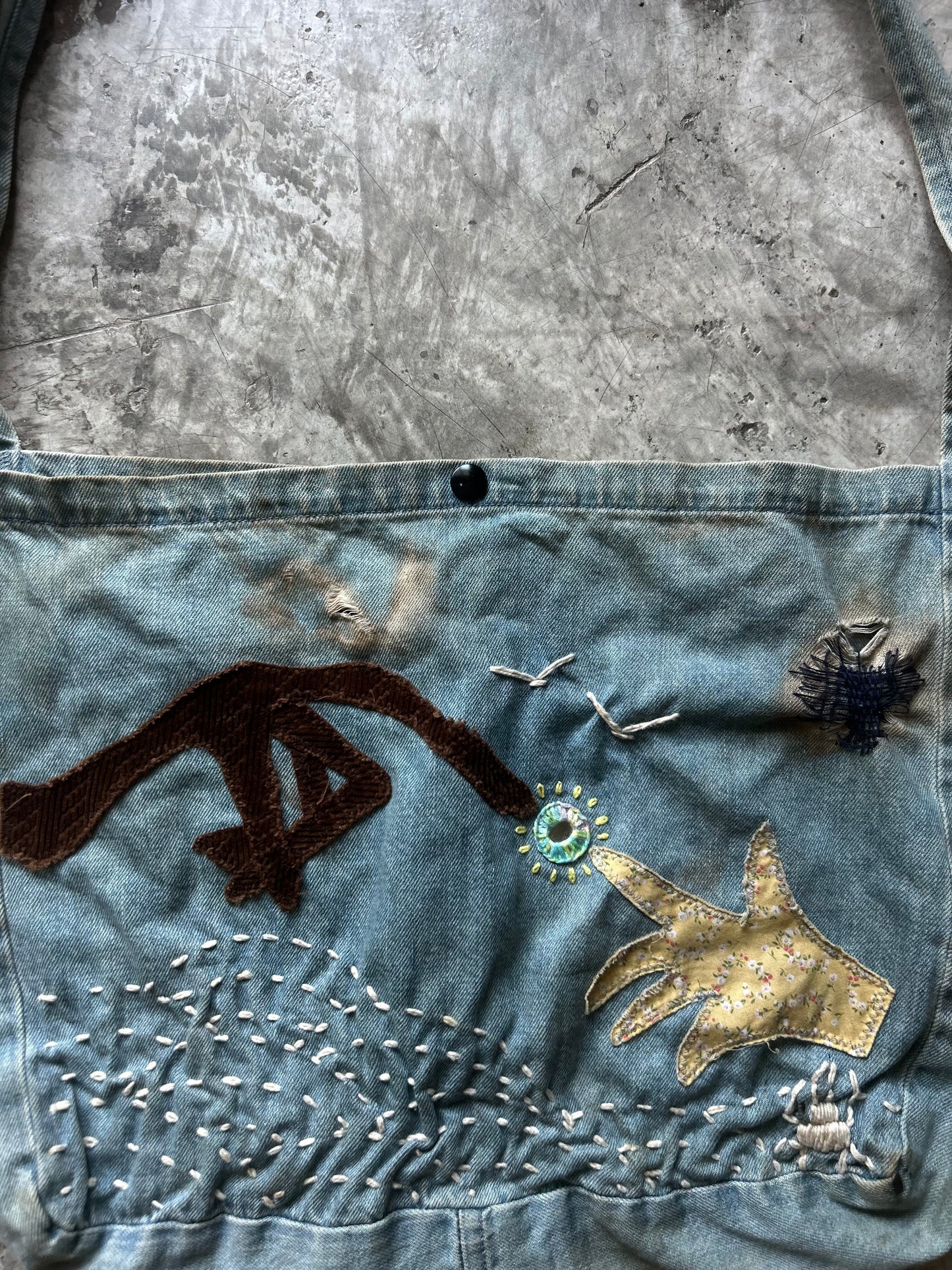 Kapital Kountry ET denim Shoulder Bag