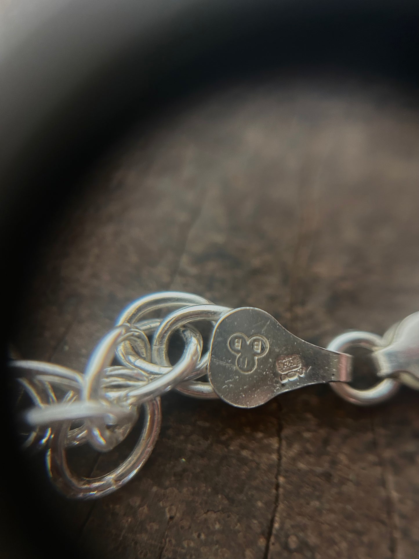 Vintage silver 925 Twisted chain Necklace
