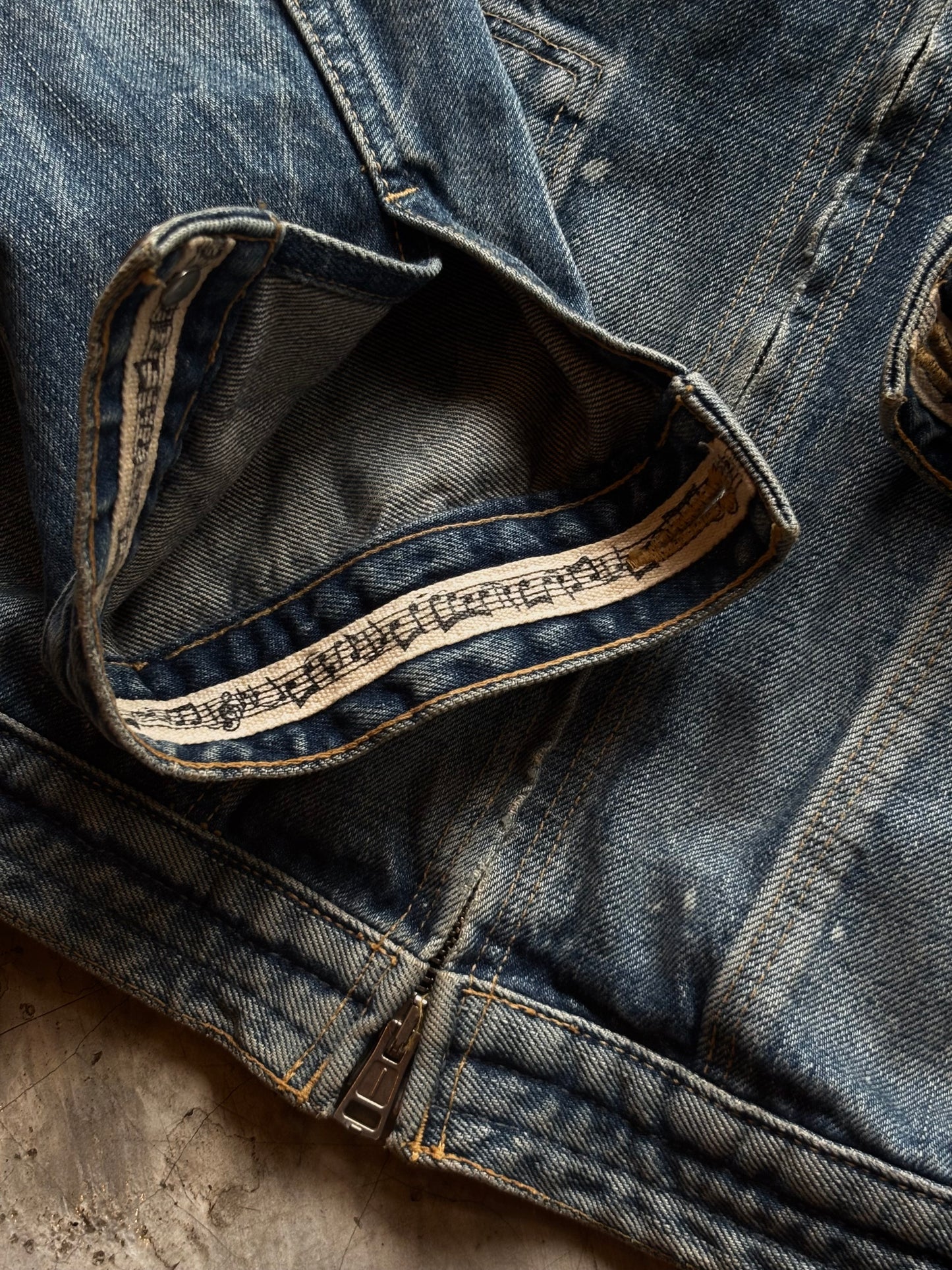 Number (N)ine archived zippo Denim Jacket