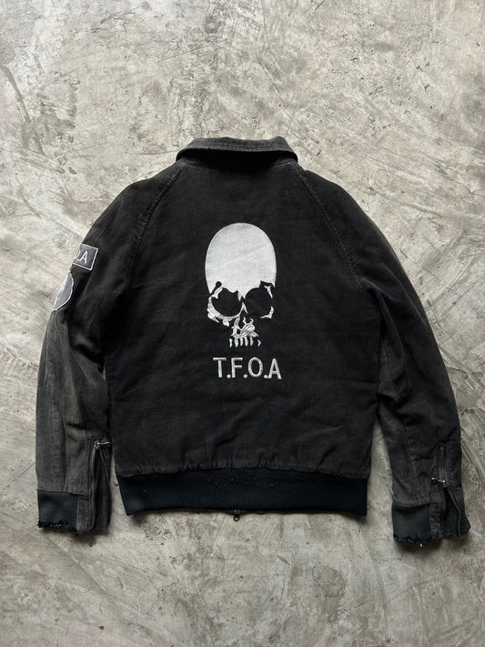 2000’s Vintage T.F.O.A Crows Sun Faded Jacket