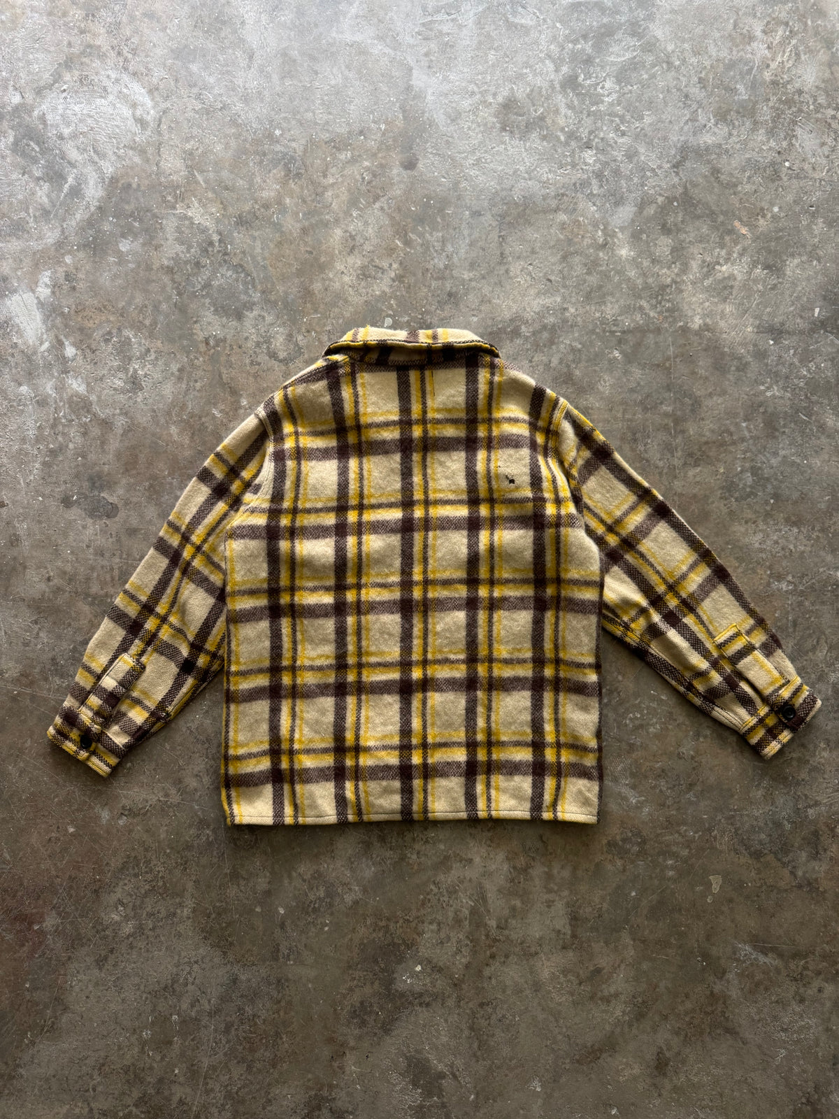 Vintage 1970’s GLEN ROCK Flannel Wool Shirt