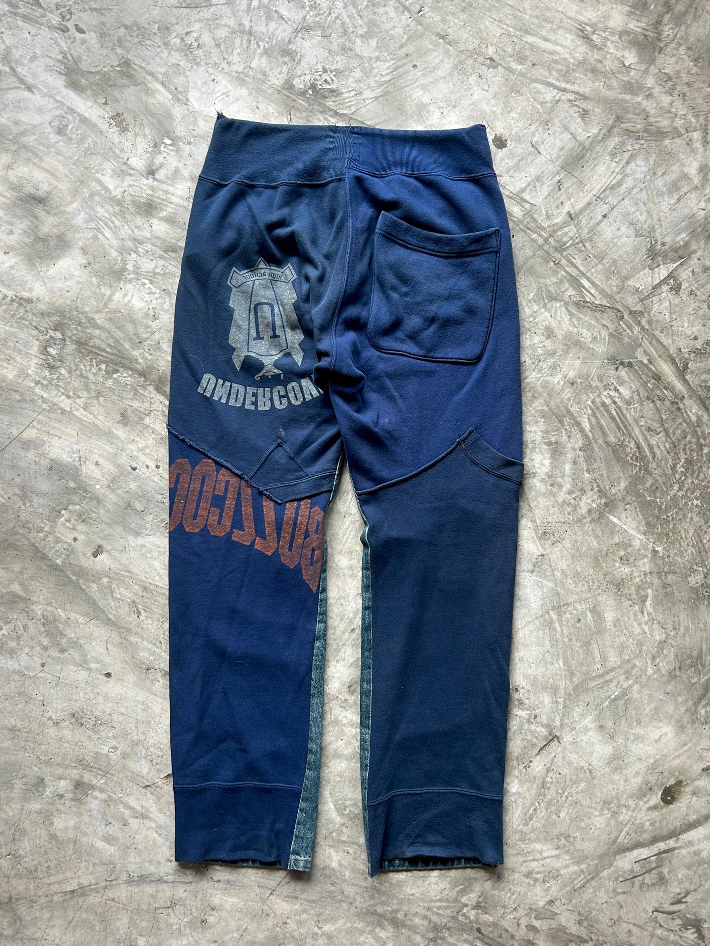 Undercover IMMADTOO hybrid 2002 denim jeans