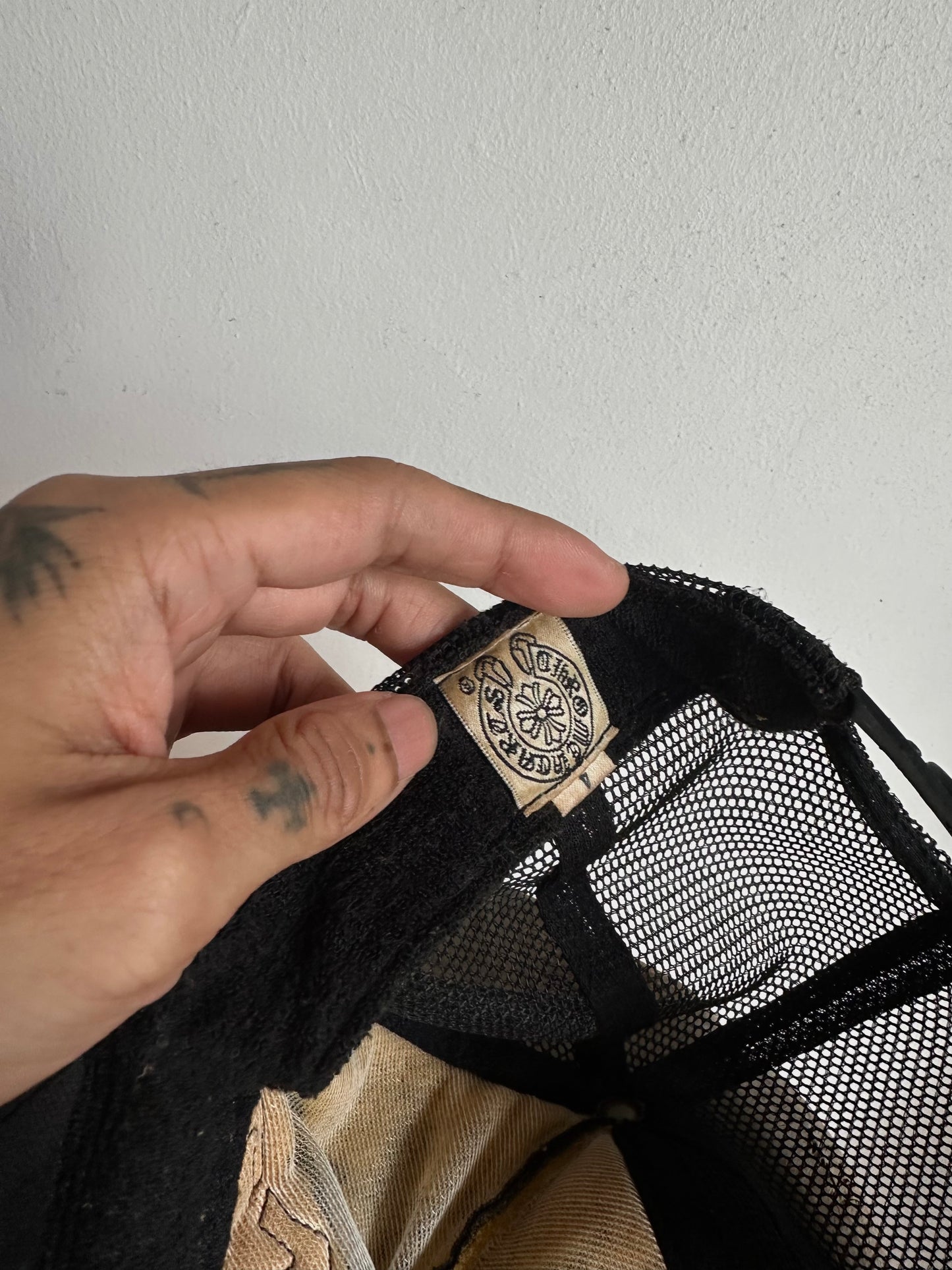 Vintage Chrome Hearts FUCK leather Patch Otto Cap