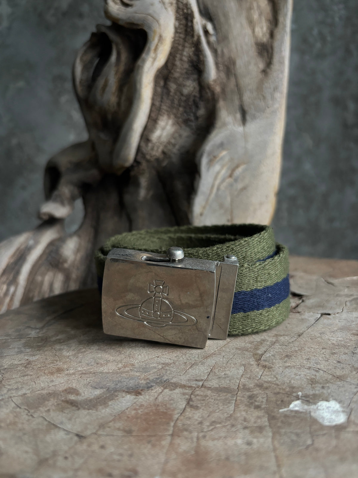 Vivienne Westwood Stripe buckle belt
