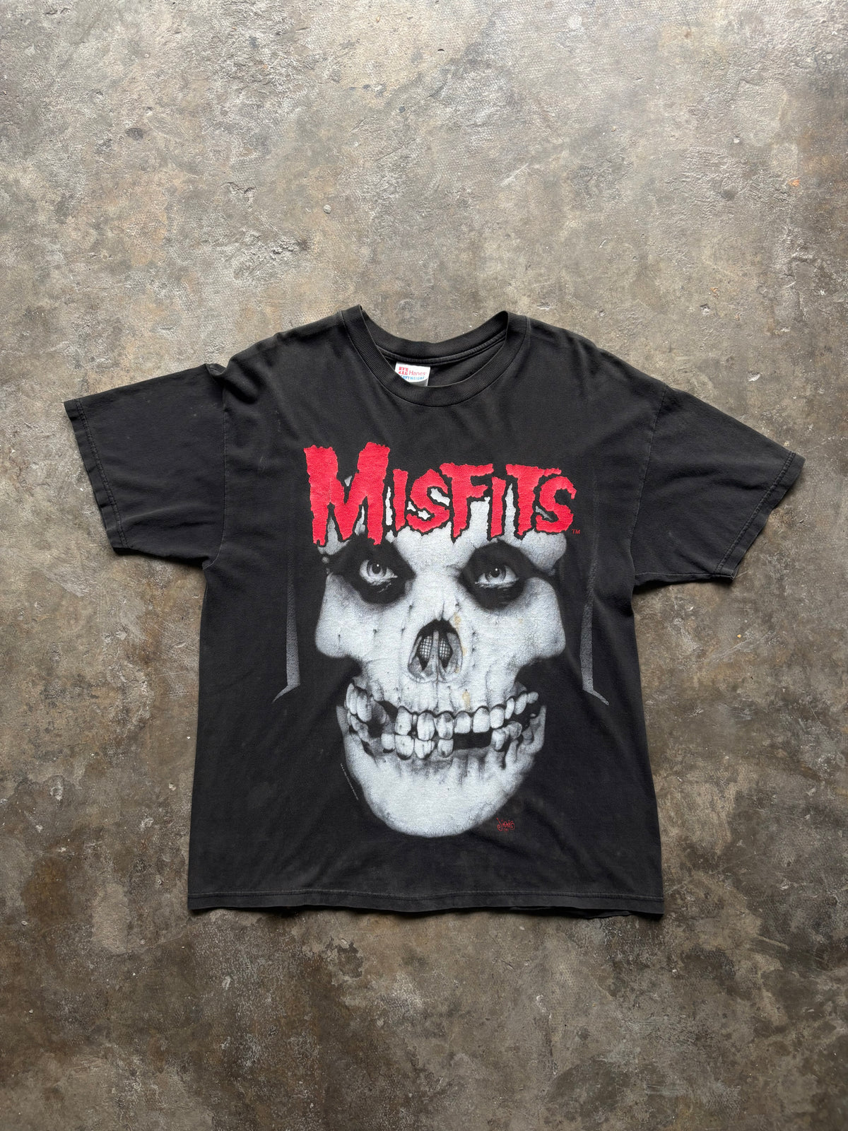 Vintage 90’s Misfits 20years of terror faded Tee