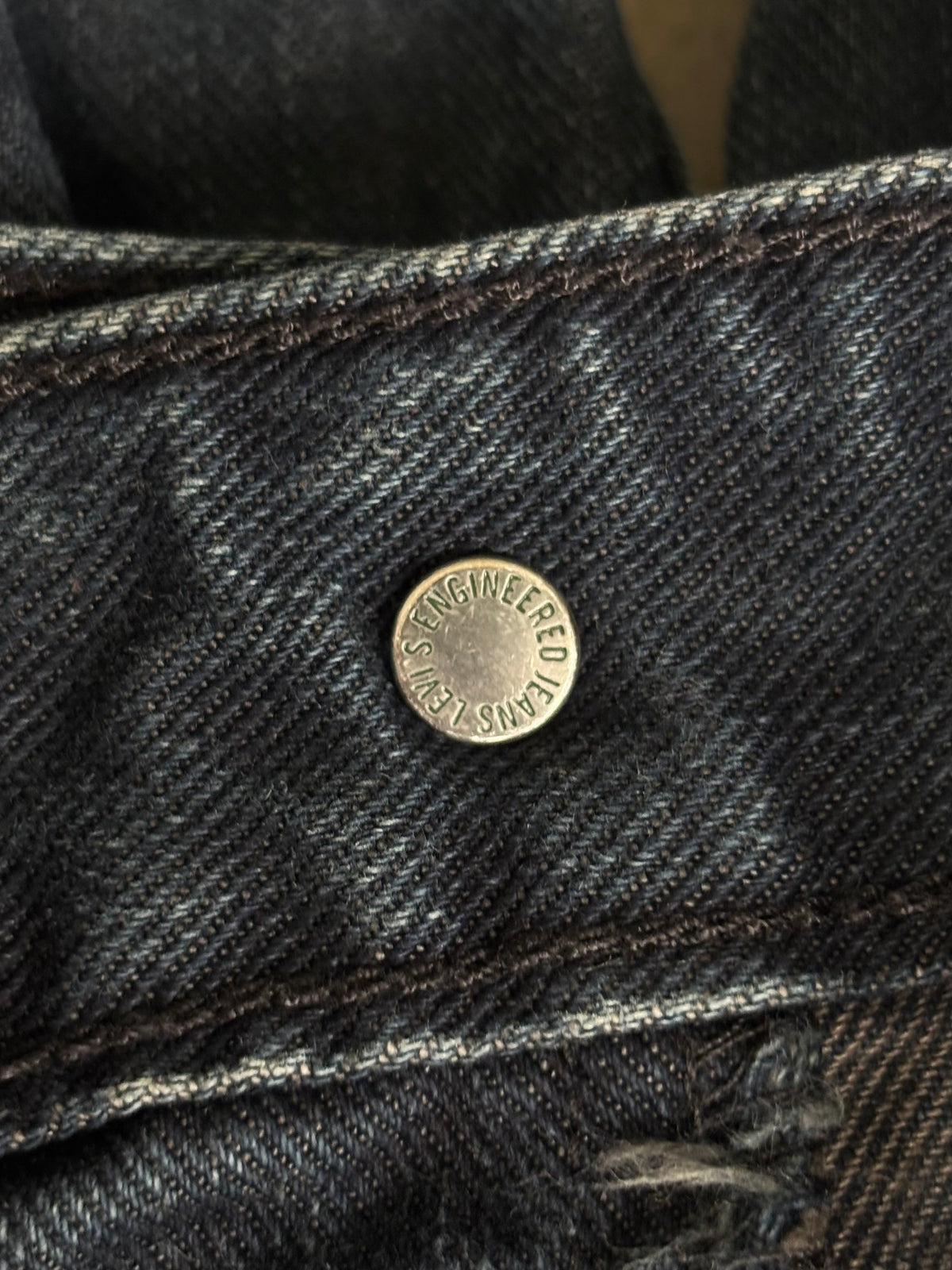 Vintage Levis Engineered  Faded black Jeans