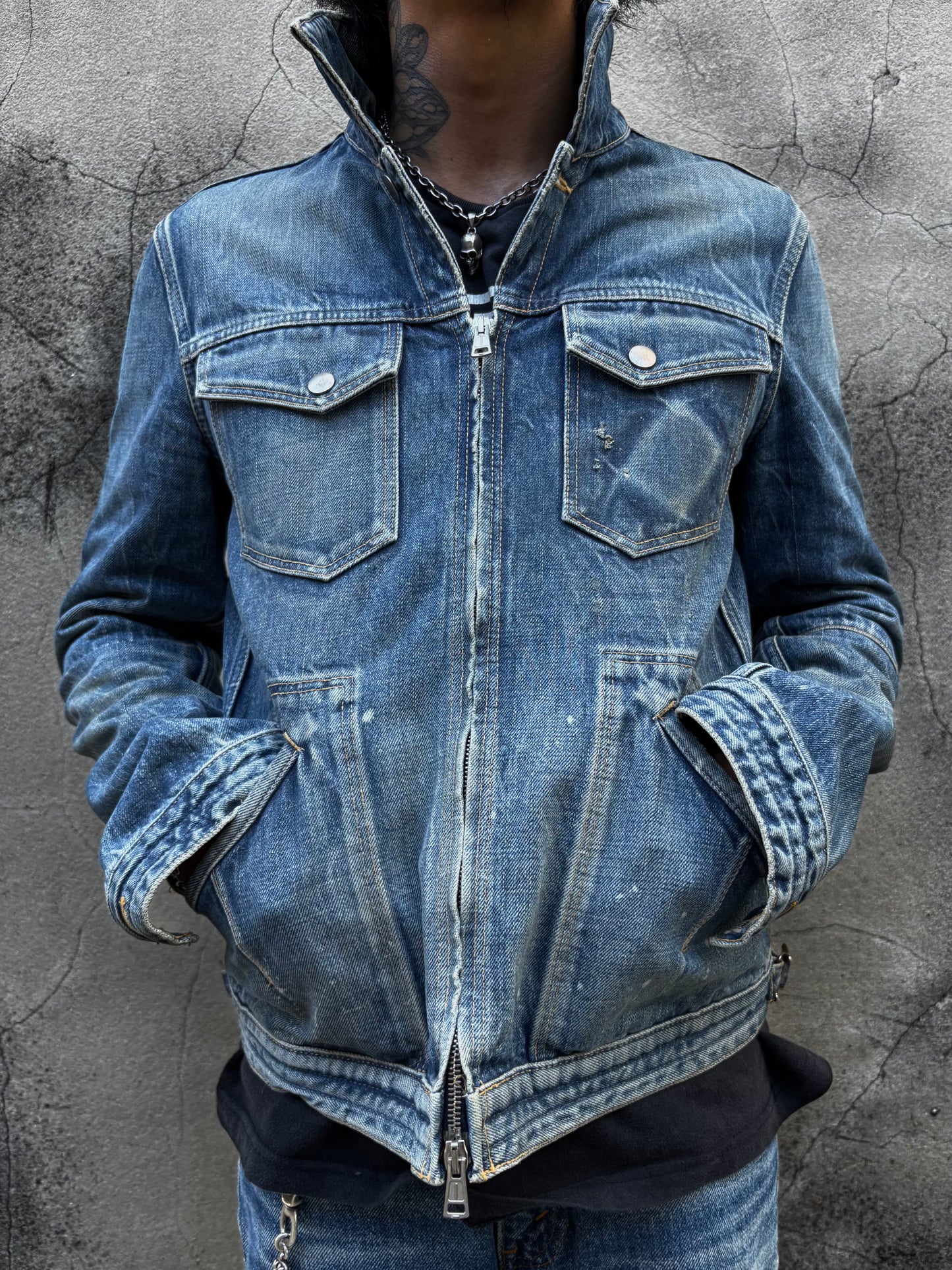 Number (N)ine archived zippo Denim Jacket