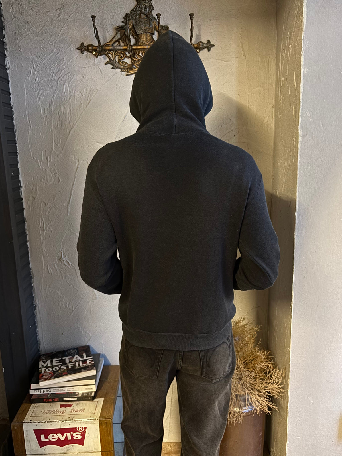 Vintage late 80’s Harley Davison Hd Logo black Hoodie