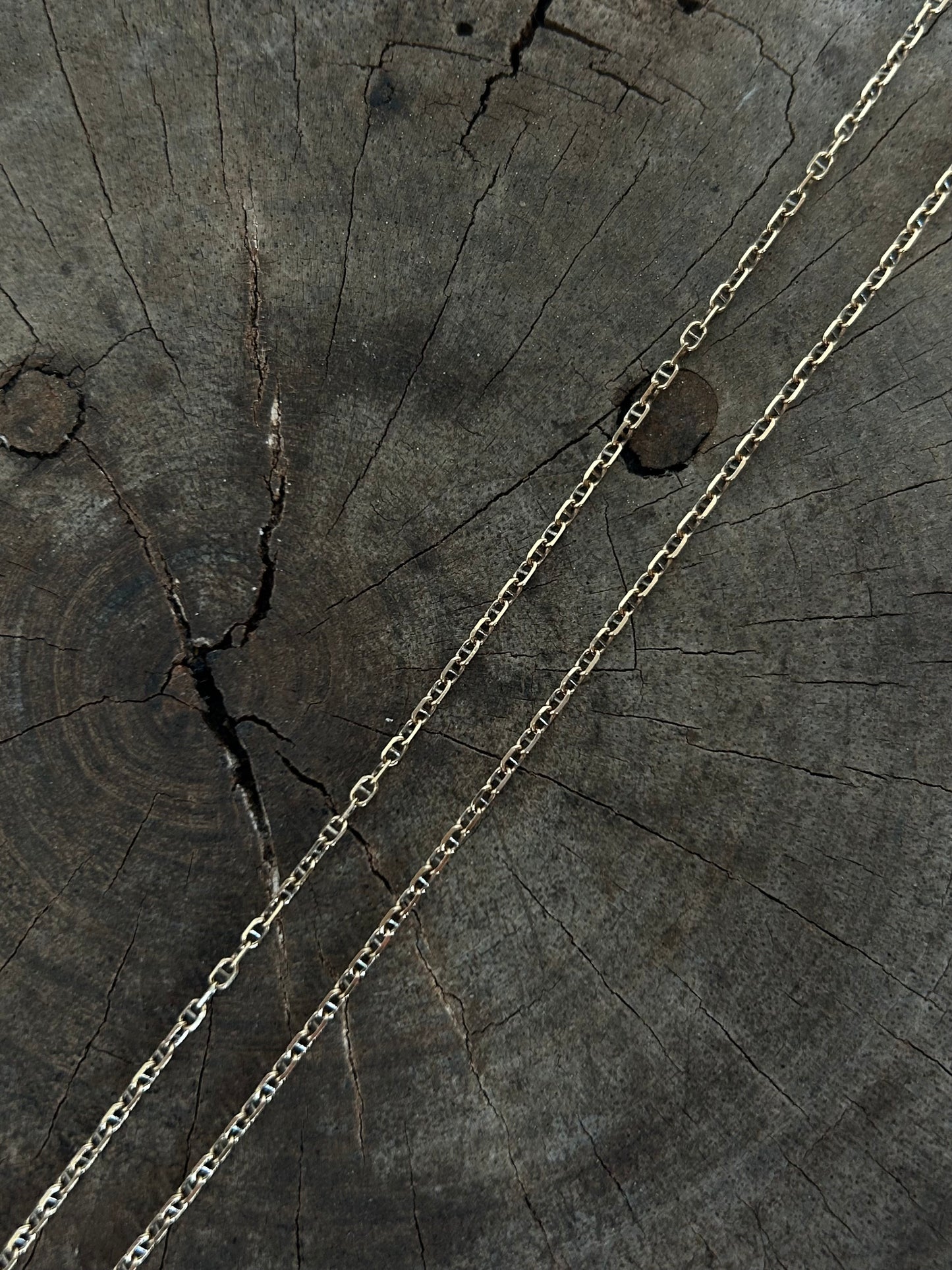 Vintage Gold 9K champion Necklace (20”)