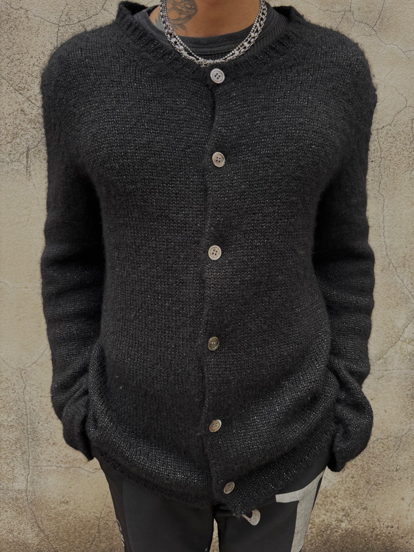 Come Des Garçons Glitter Cardigan