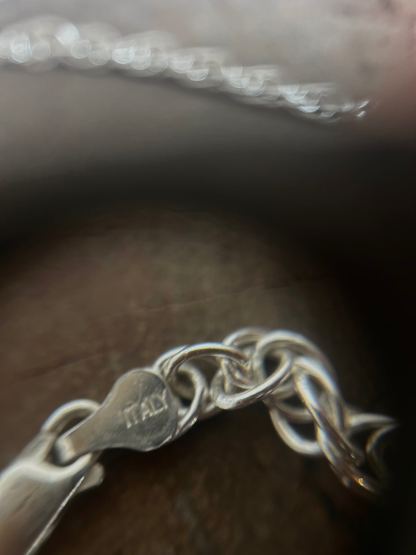 Vintage silver 925 Twisted chain Necklace
