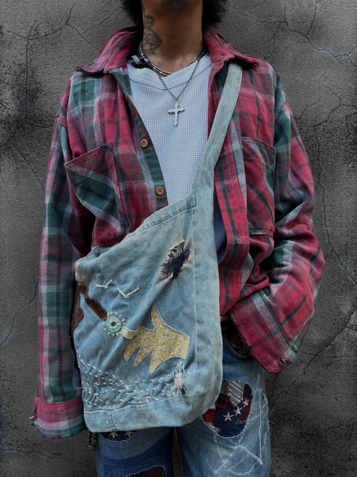 Kapital Kountry ET denim Shoulder Bag