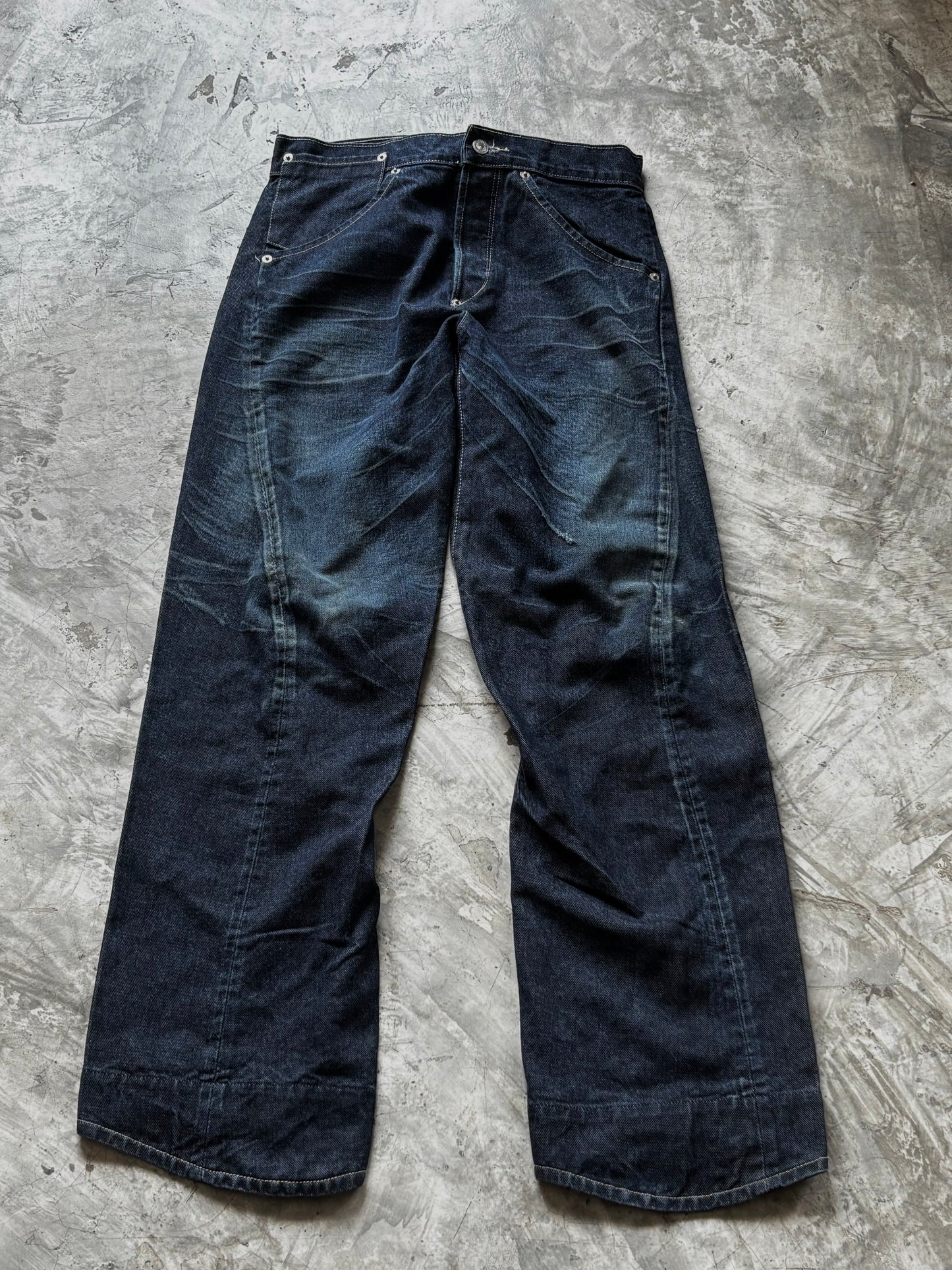 Vintage Levis Engineered Buckle Belt Jeans