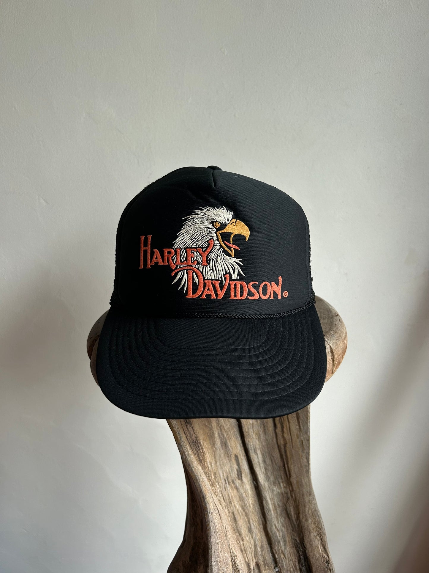 1980’s Harley Davidson Eagle Trucker Hat