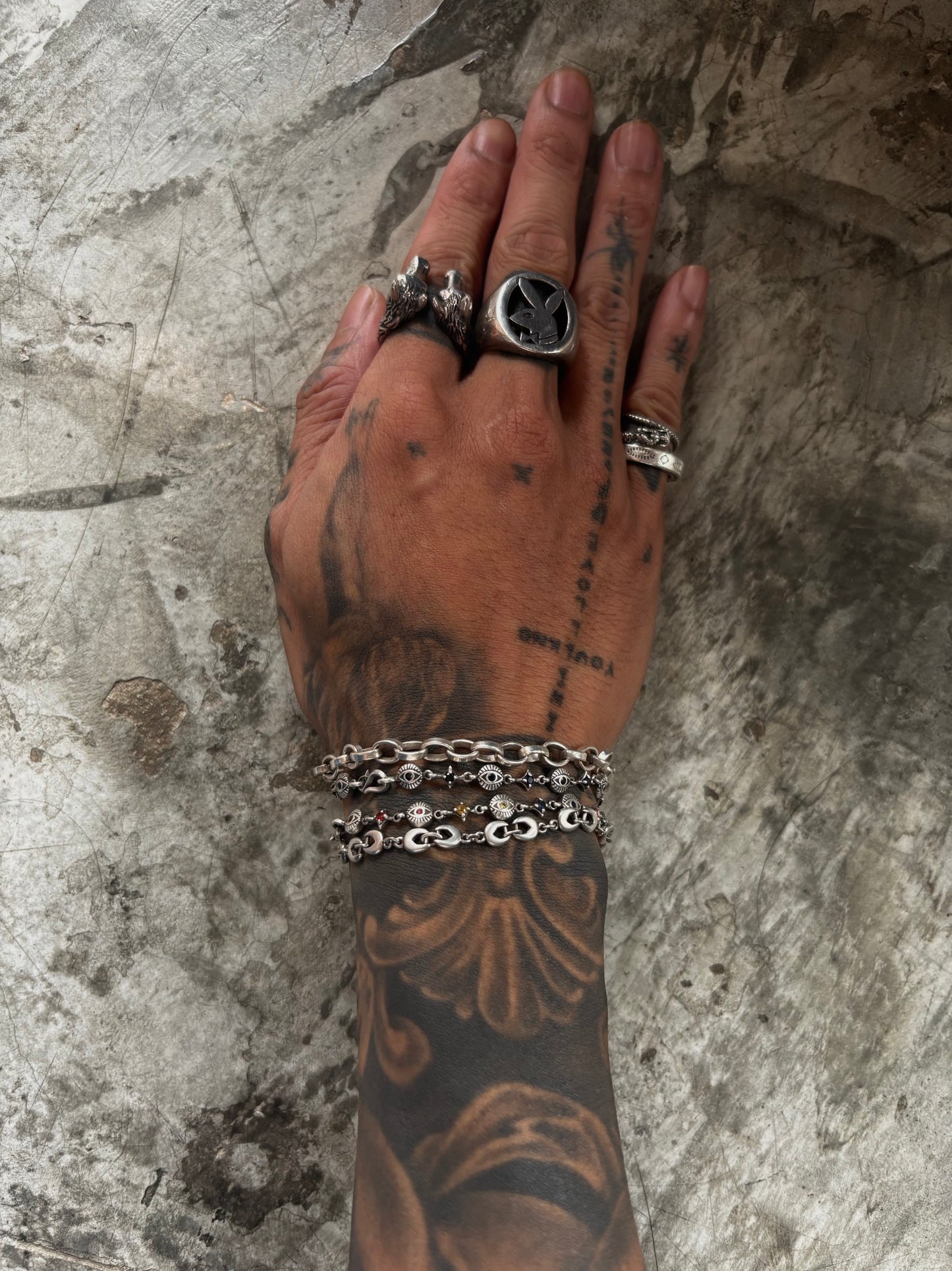 Vintage 925 Silver Classic Chain Link Bracelet