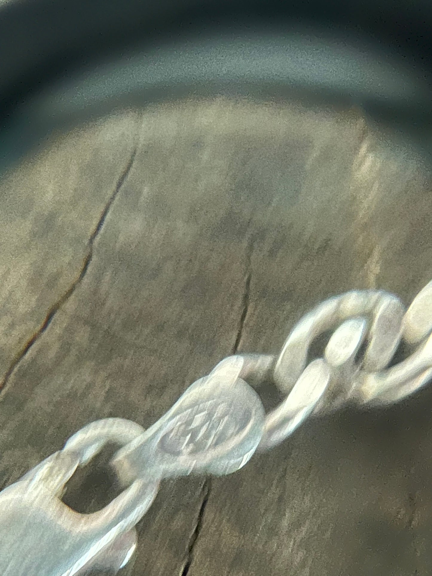 Vintage Silver 925 figaro 3-1 Bracelet
