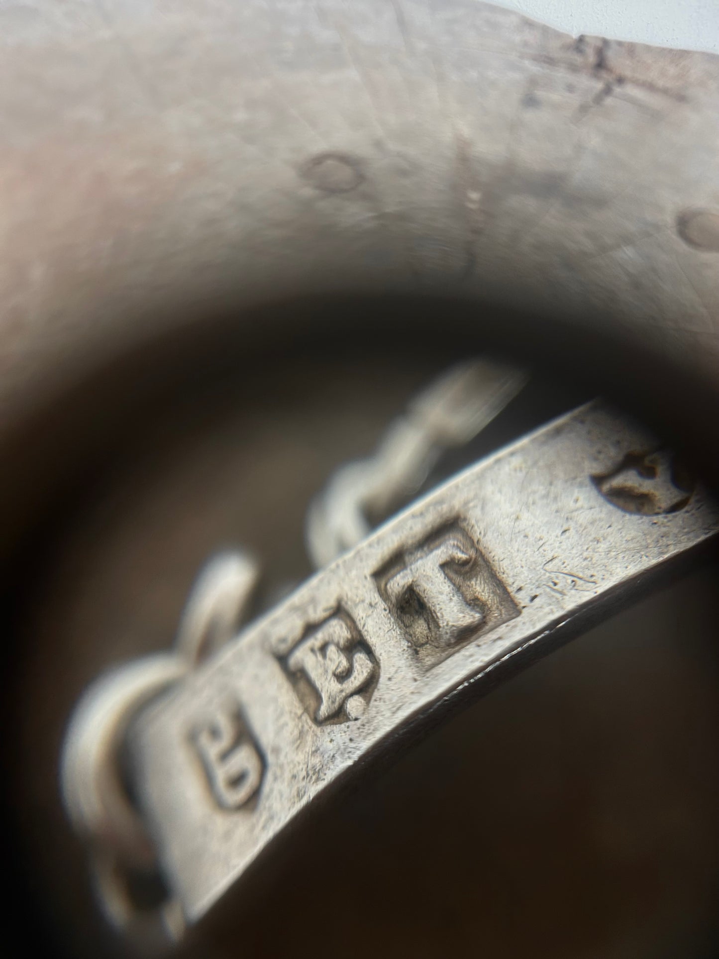 Vintage silver 925 Utility Stamp reversible Bracelet