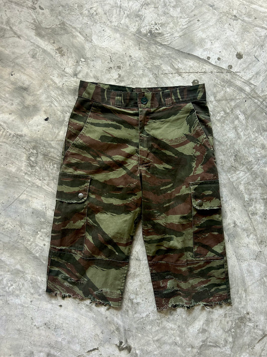 Vintage 60’s French Lizard  camo Shorts