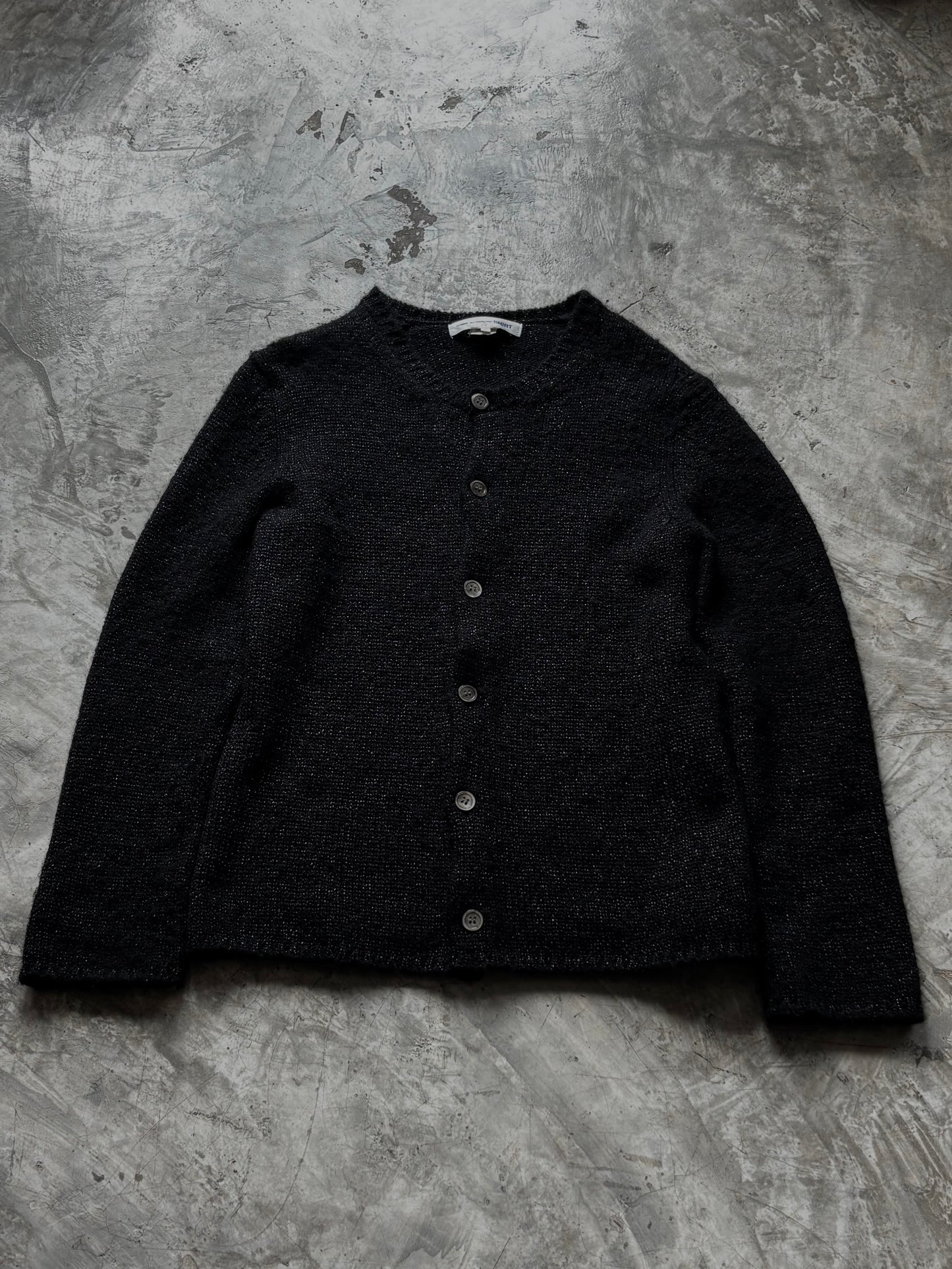 Come Des Garçons Glitter Cardigan