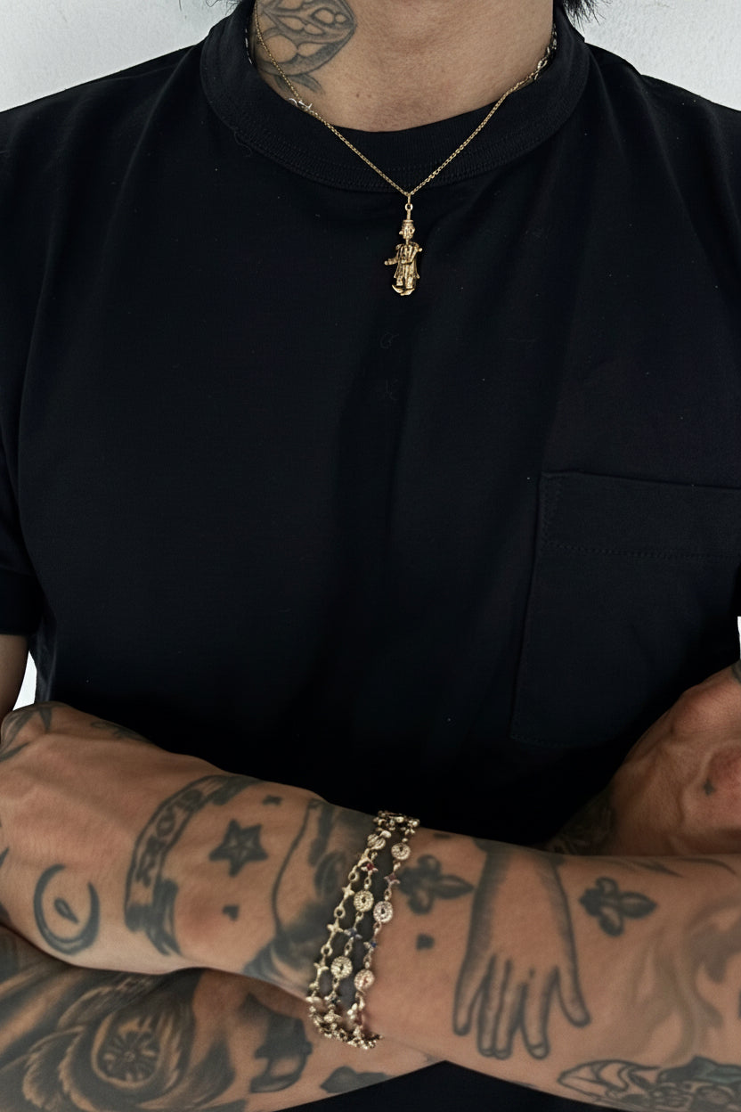 Vintage Gold 9K chain necklace (16”)