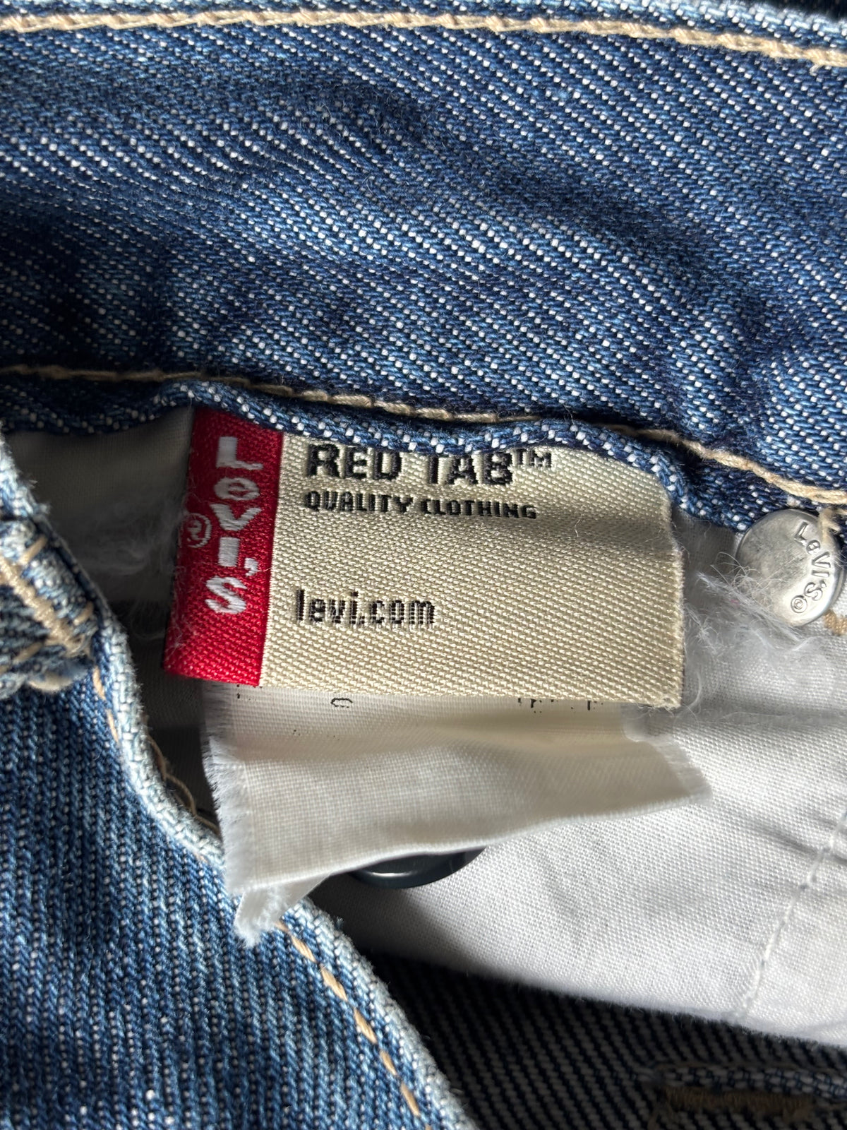 Vintage Levis Engineered Buckle Belt Shorts Jeans