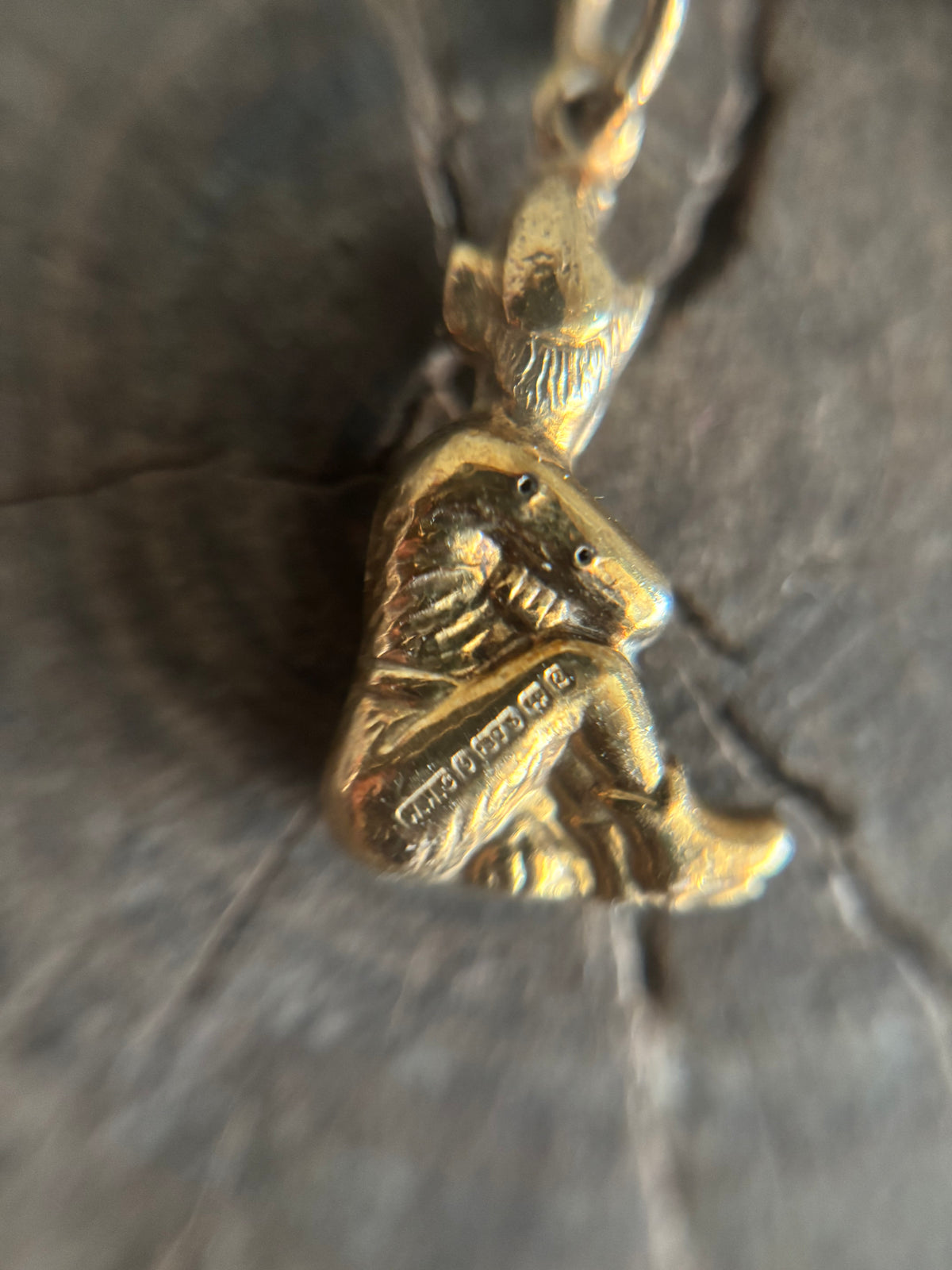 Vintage Gold 9K Fairy Charms